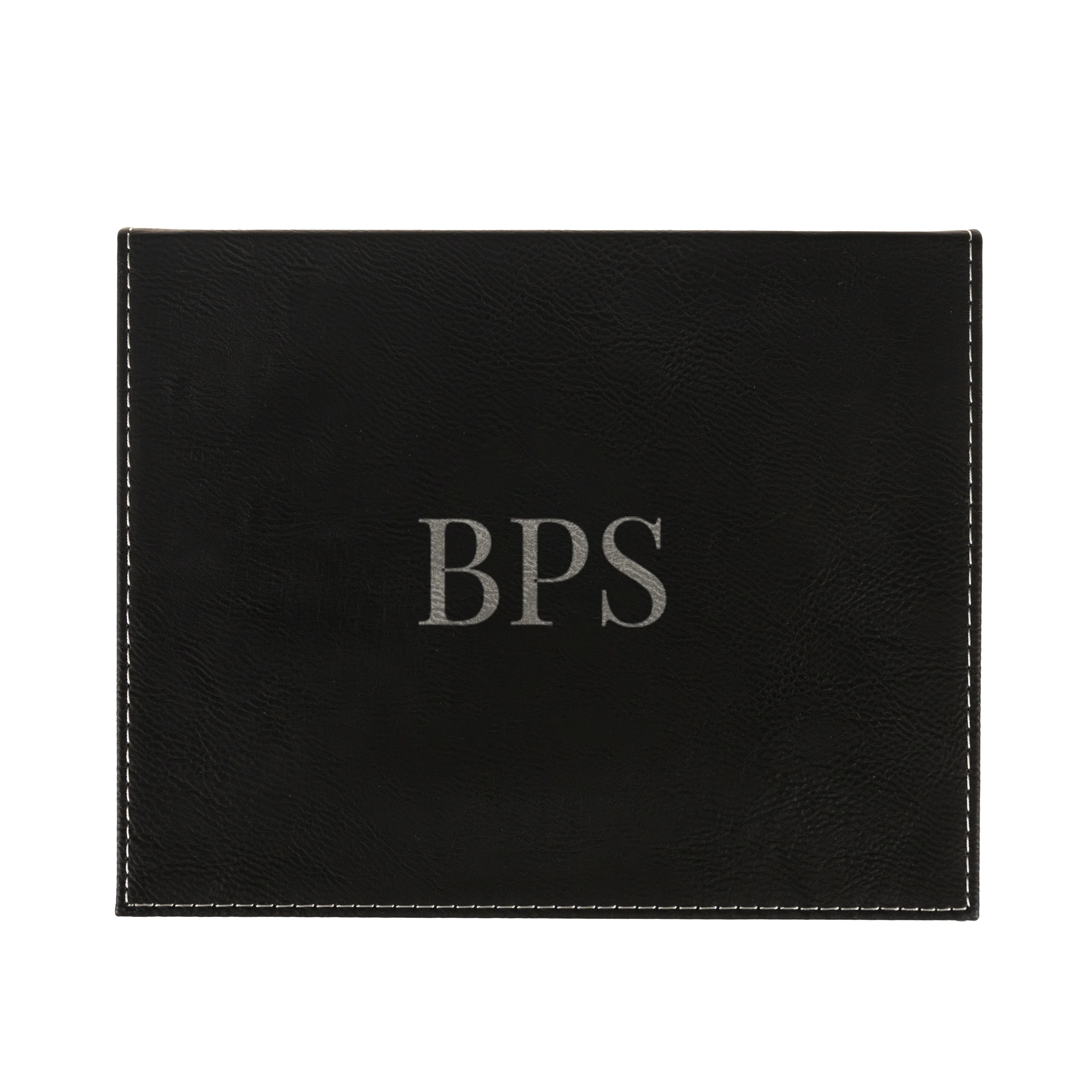 Personalized Black Leatherette Keepsake Box - Image 2