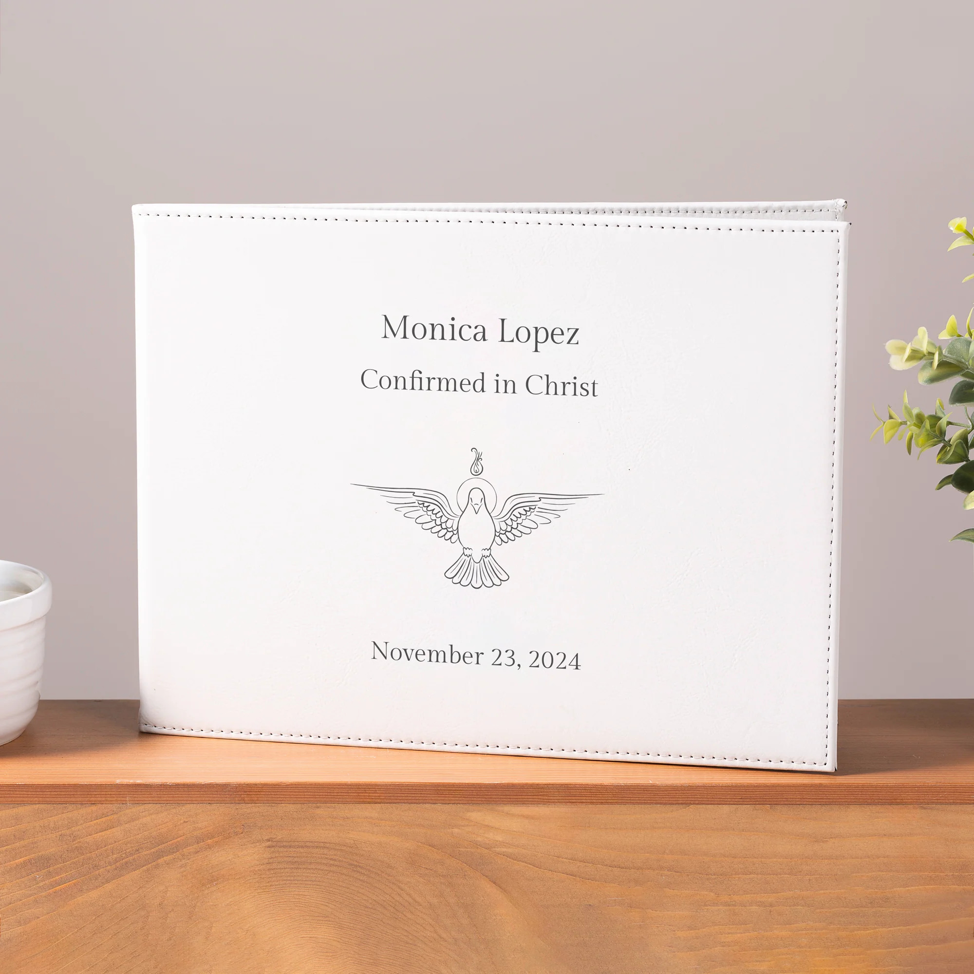 Personalized Confirmation Keepsake Certificate Holder - Image 3