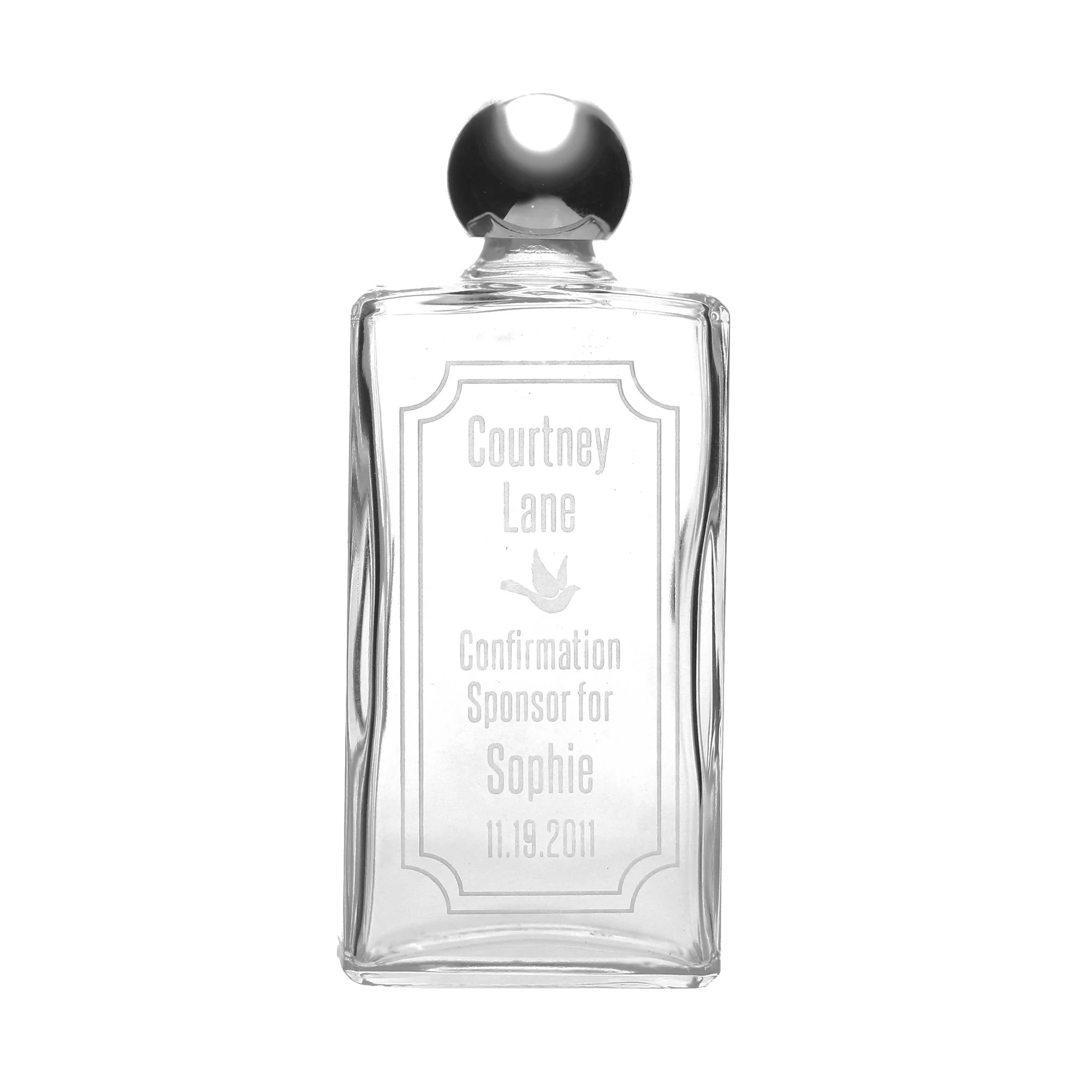 Personalized Confirmation Sponsor Holy Water Bottle - Image 2