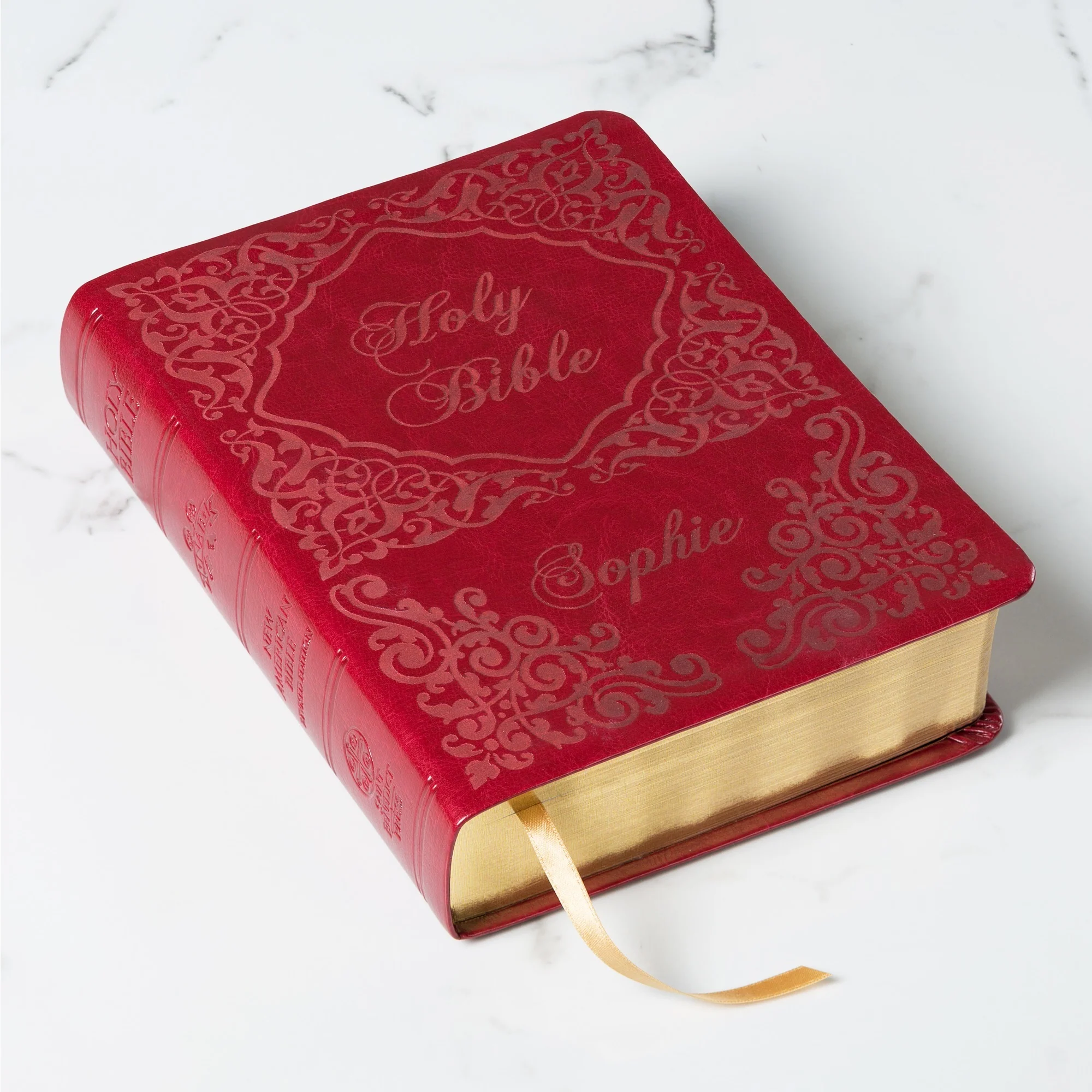 Personalized Damask Bible - Image 3