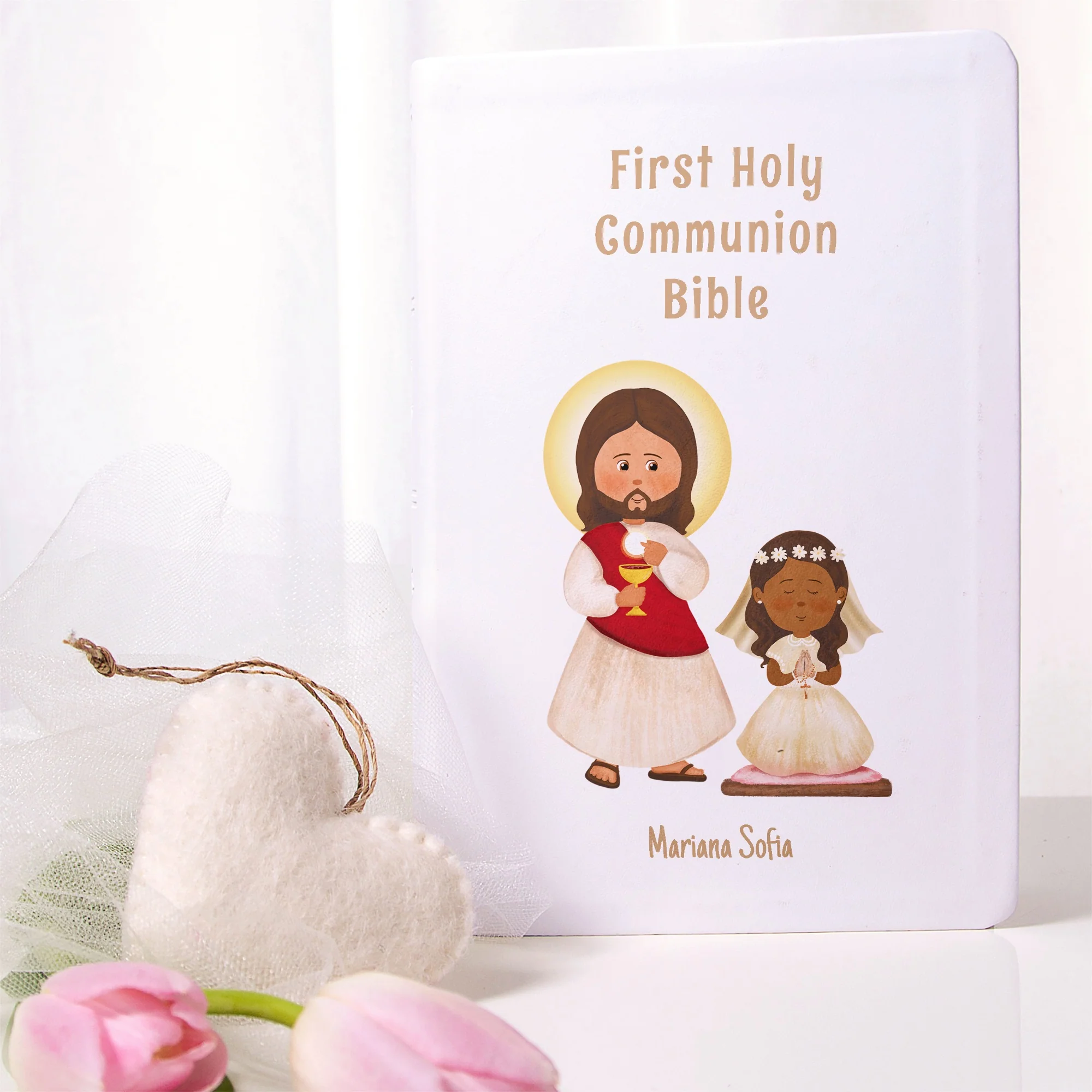 Personalized First Communion Bible For Girls - Image 2