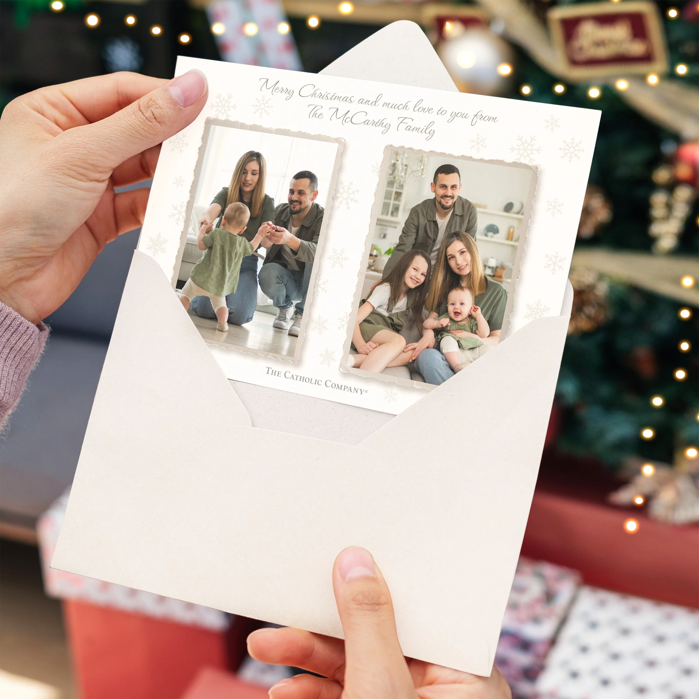 Personalized God's Blessings Photo Christmas Cards - Image 12
