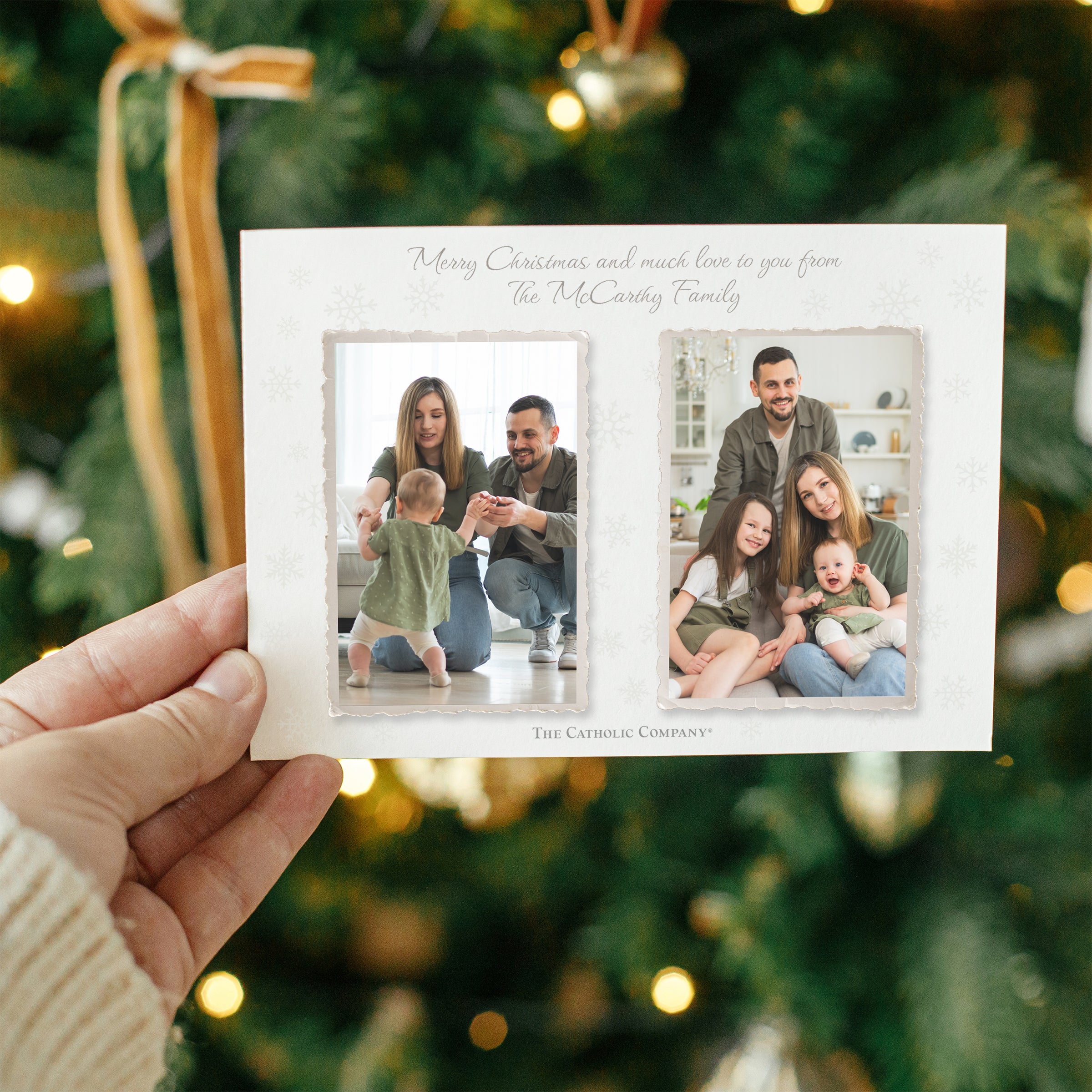 Personalized God's Blessings Photo Christmas Cards - Image 8
