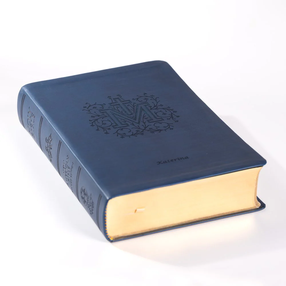 Personalized Marian Cross Bible