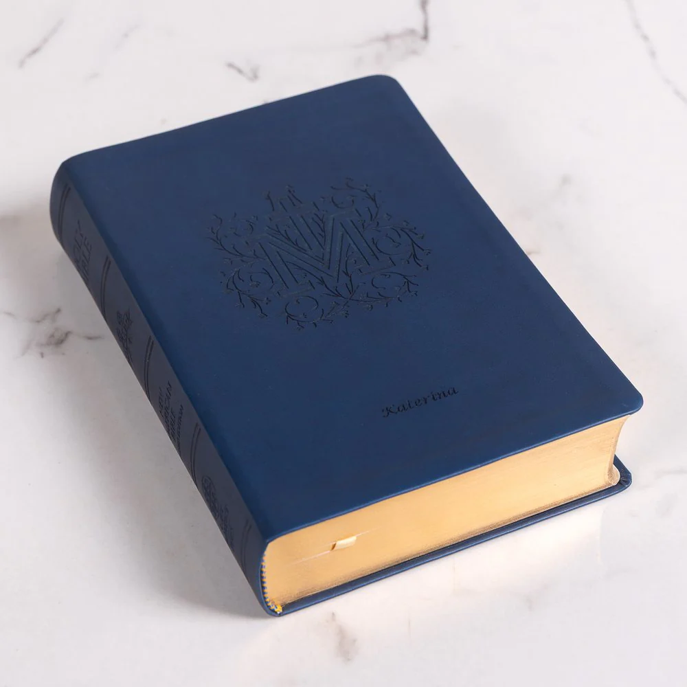 Personalized Marian Cross Bible - Image 3