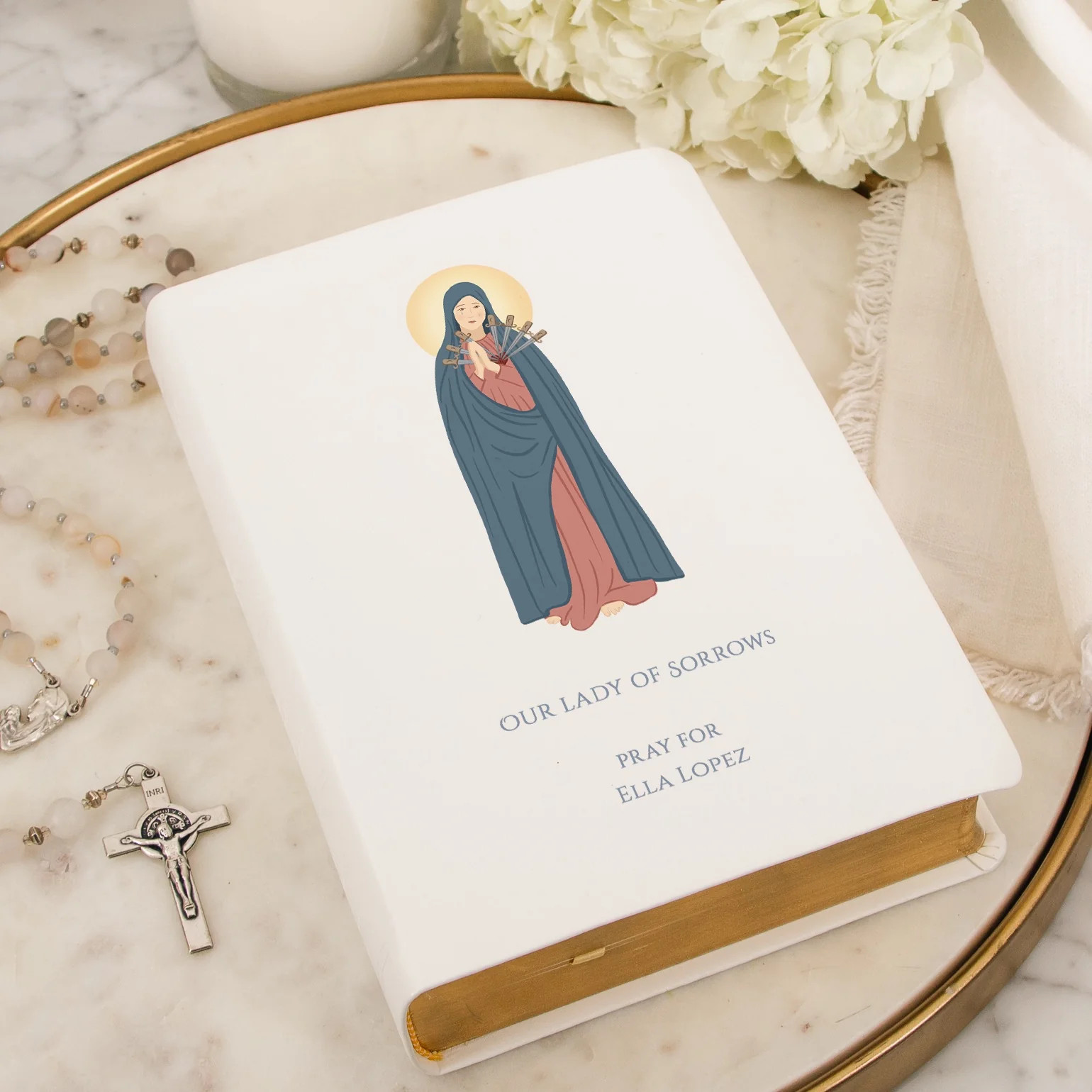 Personalized Our Lady of Sorrows Bible
