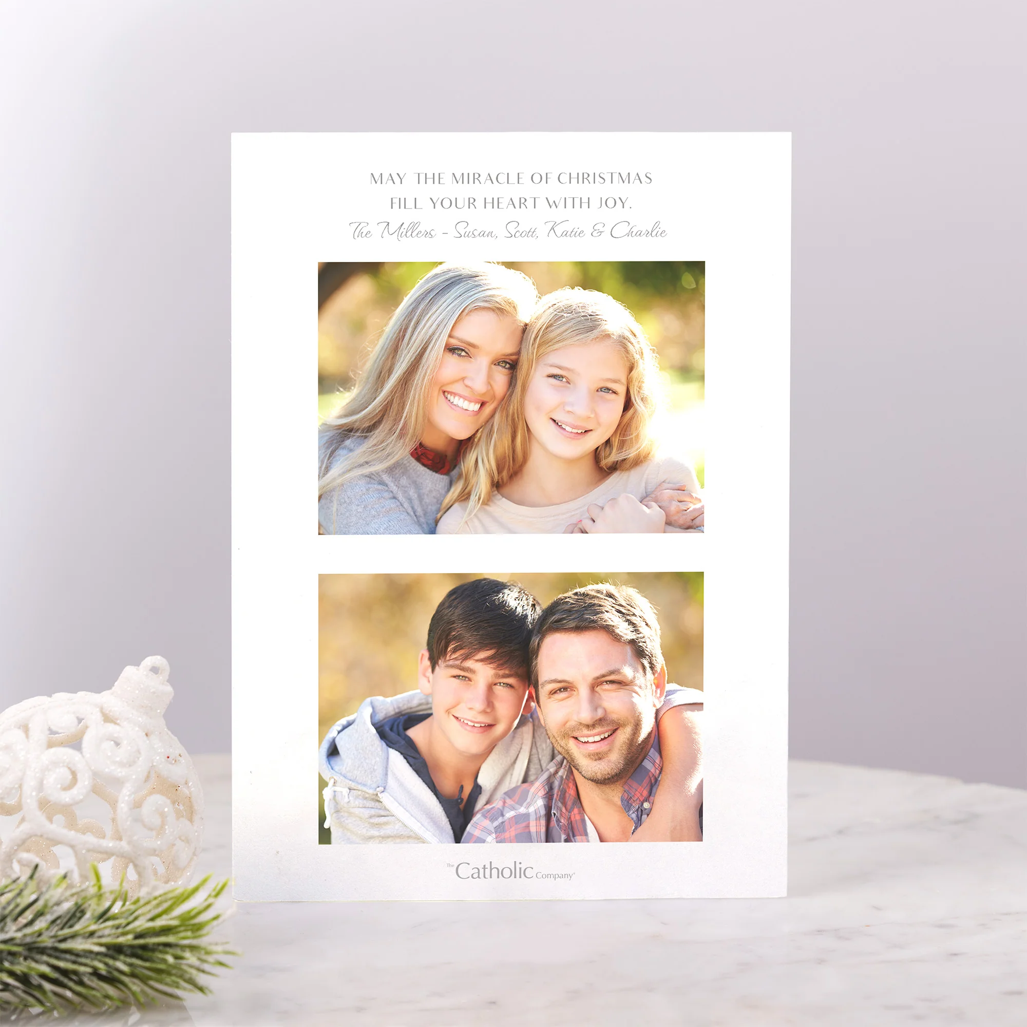 Personalized Rejoice Photo Christmas Cards - Image 2
