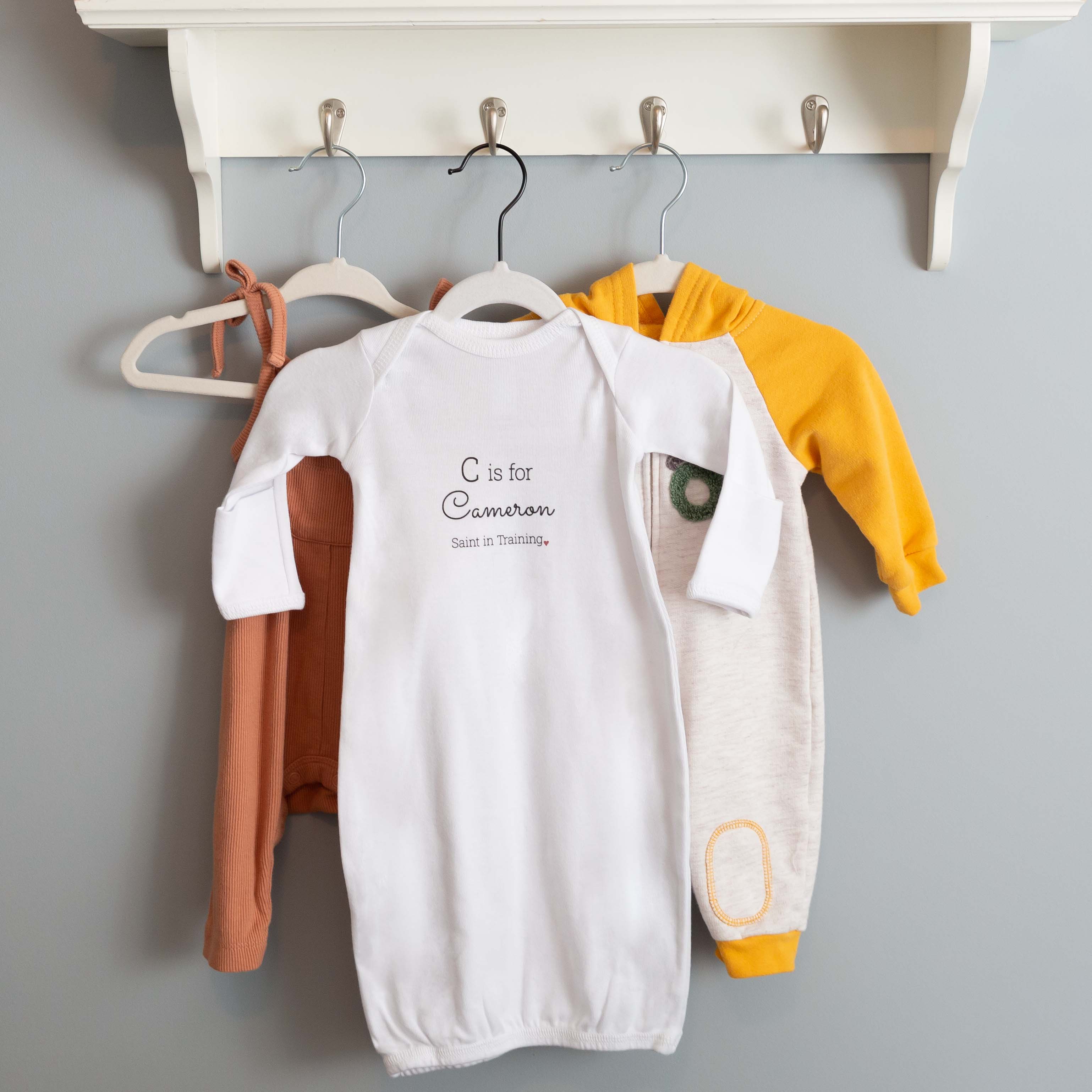 Personalized Saint in Training Infant Sleeper
