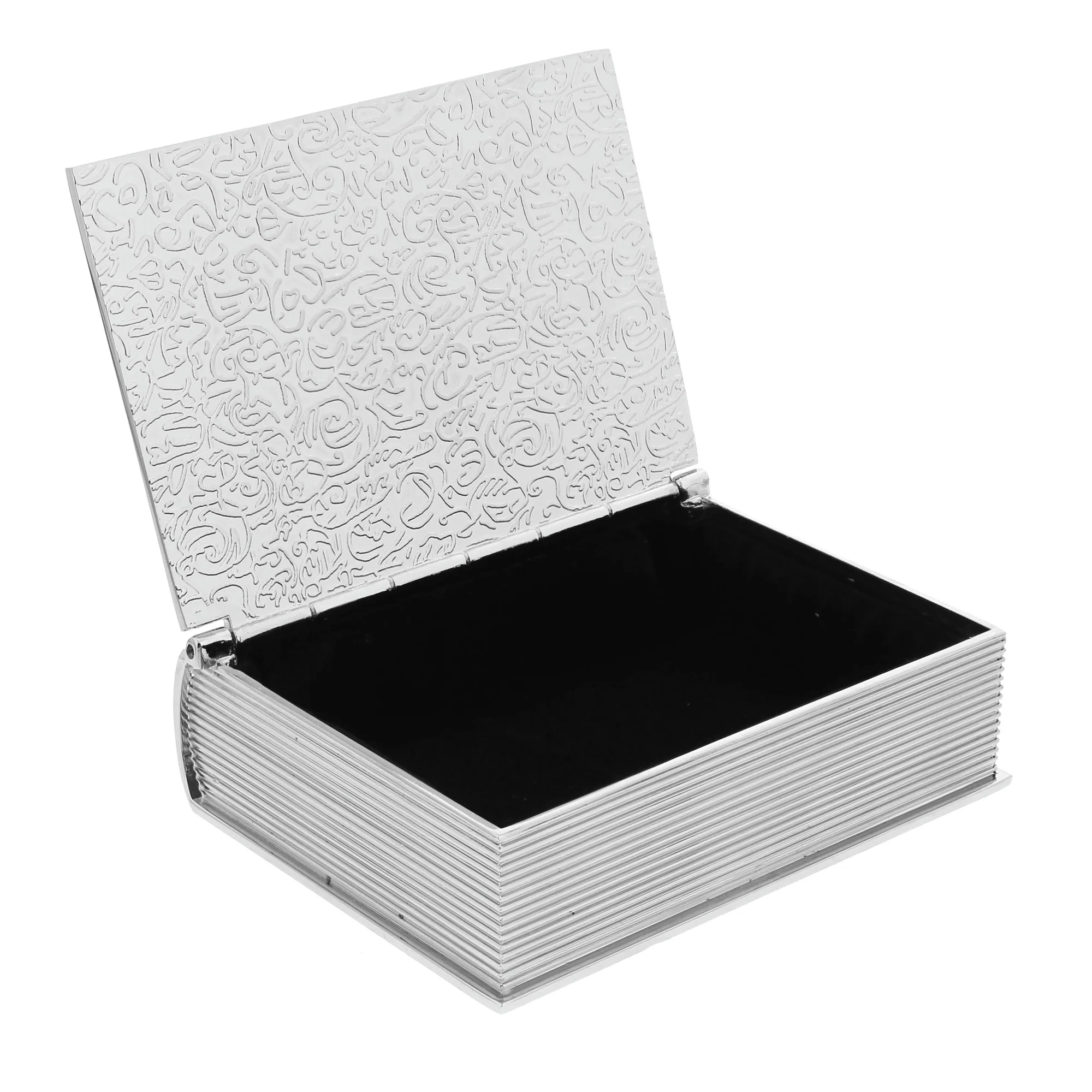 Personalized Silver Bible First Communion Keepsake Box - 3.5" - Image 2