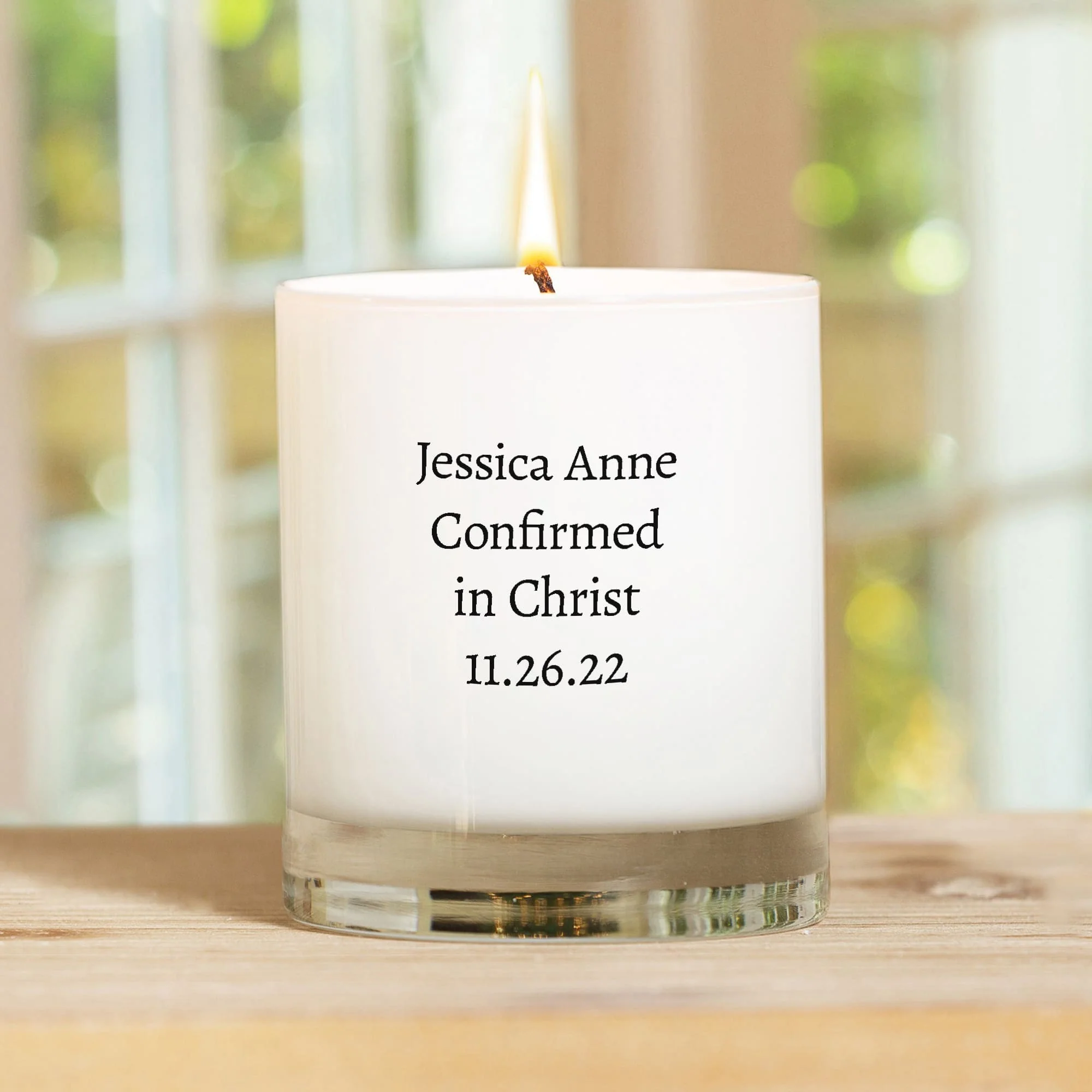 Personalized St. Anthony Confirmation Candle - Image 3