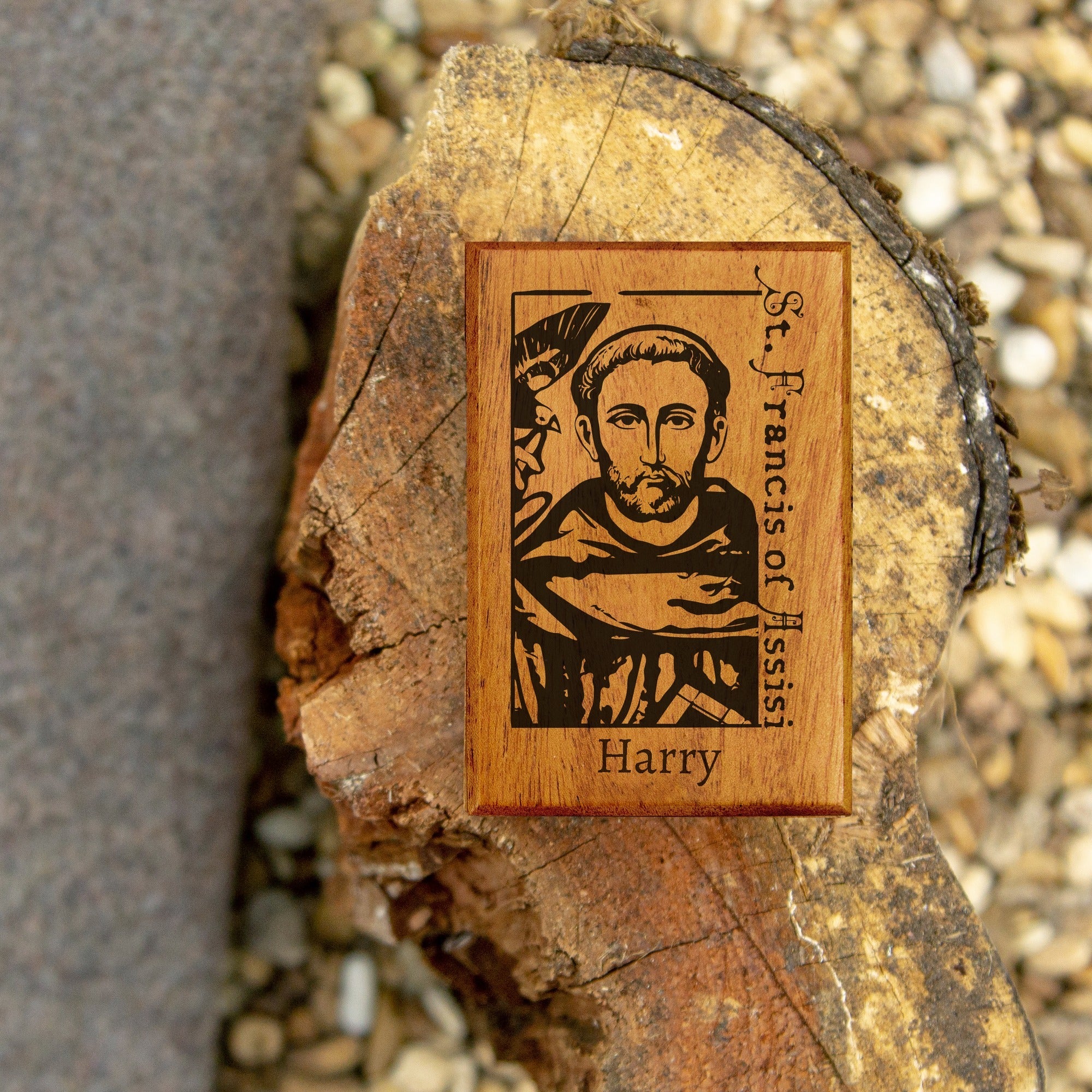Personalized St. Francis of Assisi Keepsake Box