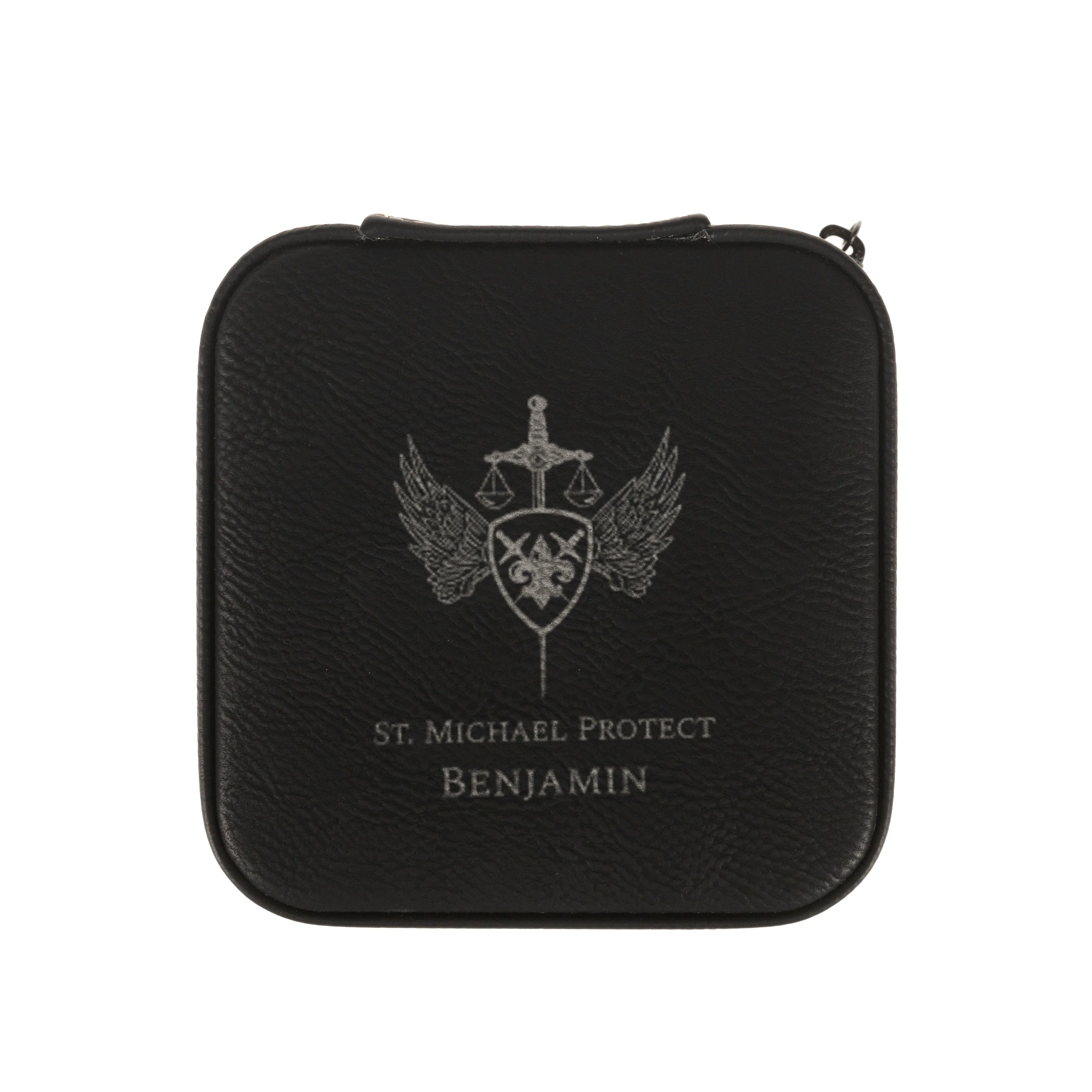 Personalized St Michael Keepsake and Travel Boxes-set of 2 - Image 4