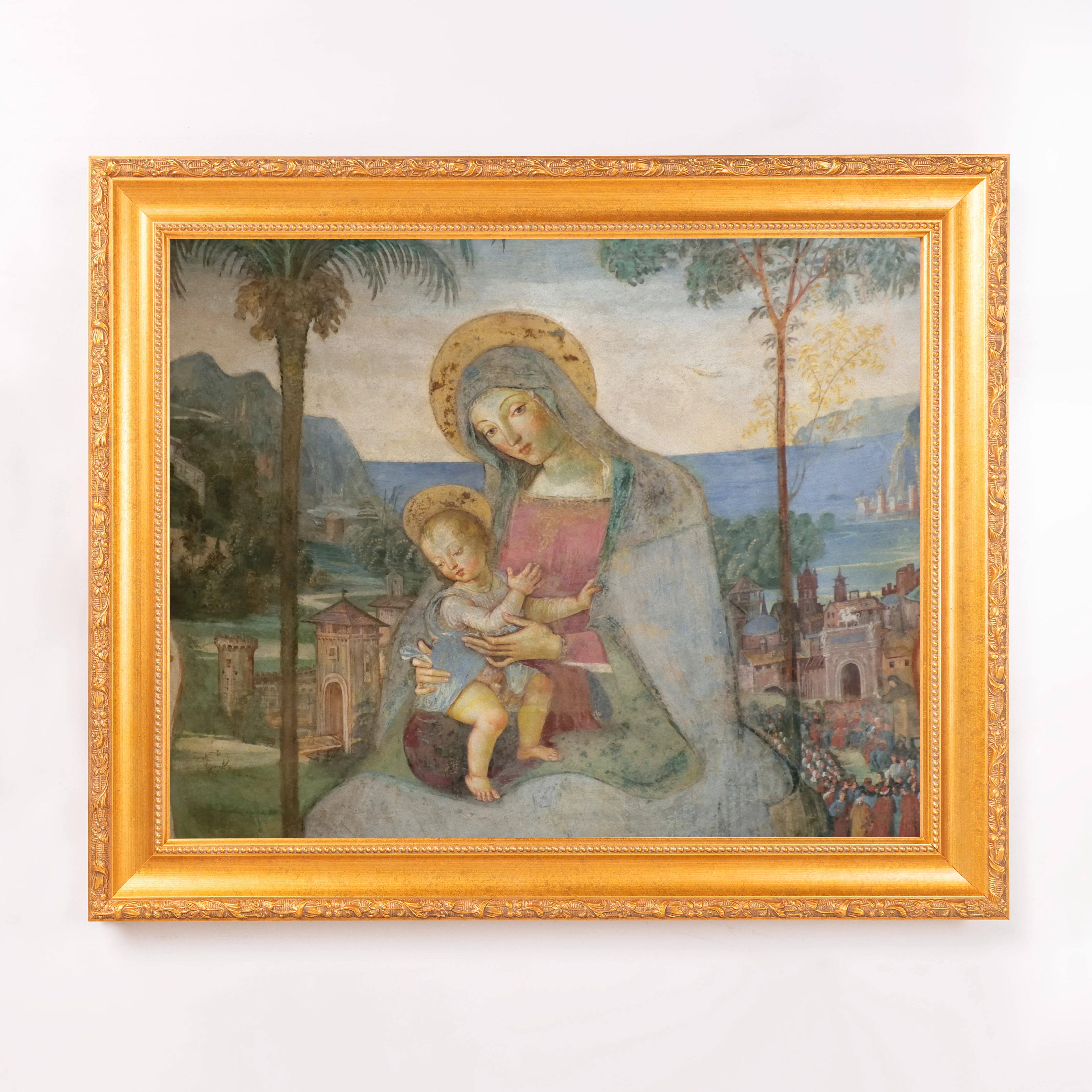 Pinturicchio Madonna & Child Framed Canvas - Sacred Signature Collection - Image 3