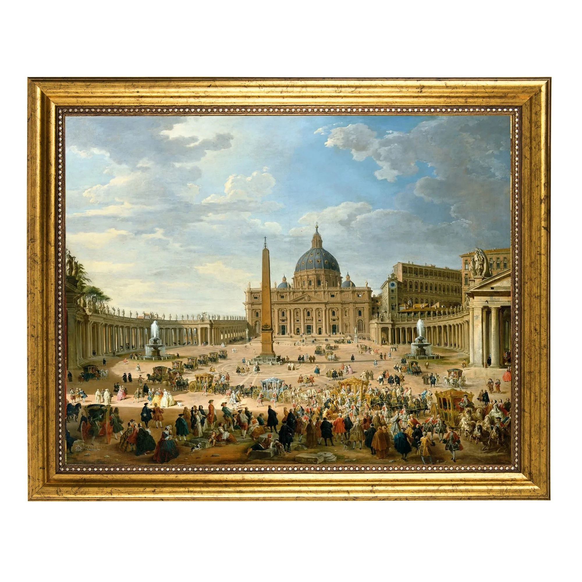 Plaza di San Pietro Framed Print - Image 2