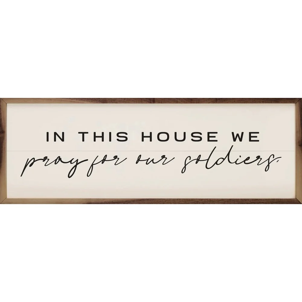Pray For Our Soldiers Framed Art - Image 2