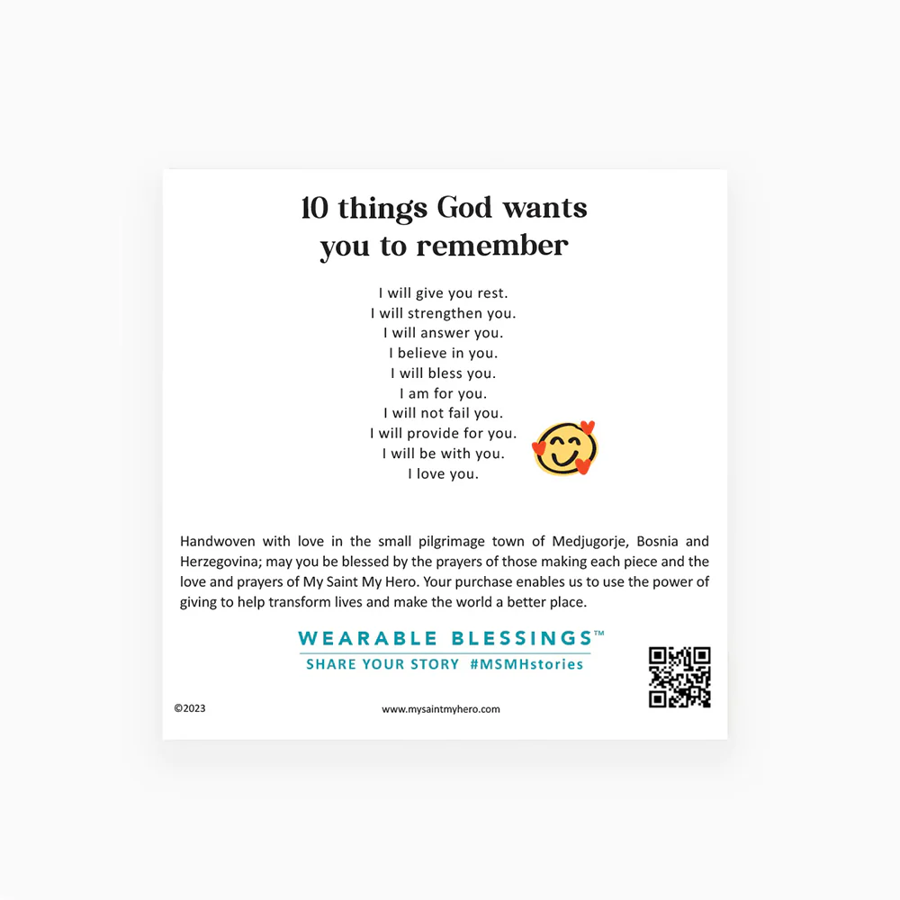 Pray Hope Don't Worry Kids St. Benedict Bracelet - Multiple Colors - Image 5