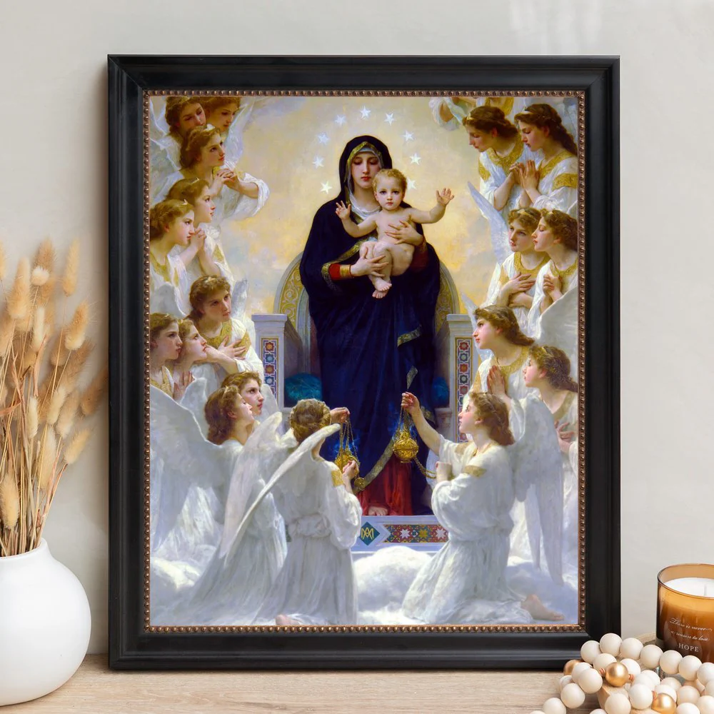Queen of Angels Framed Canvas - Sacred Signature Collection - Image 12