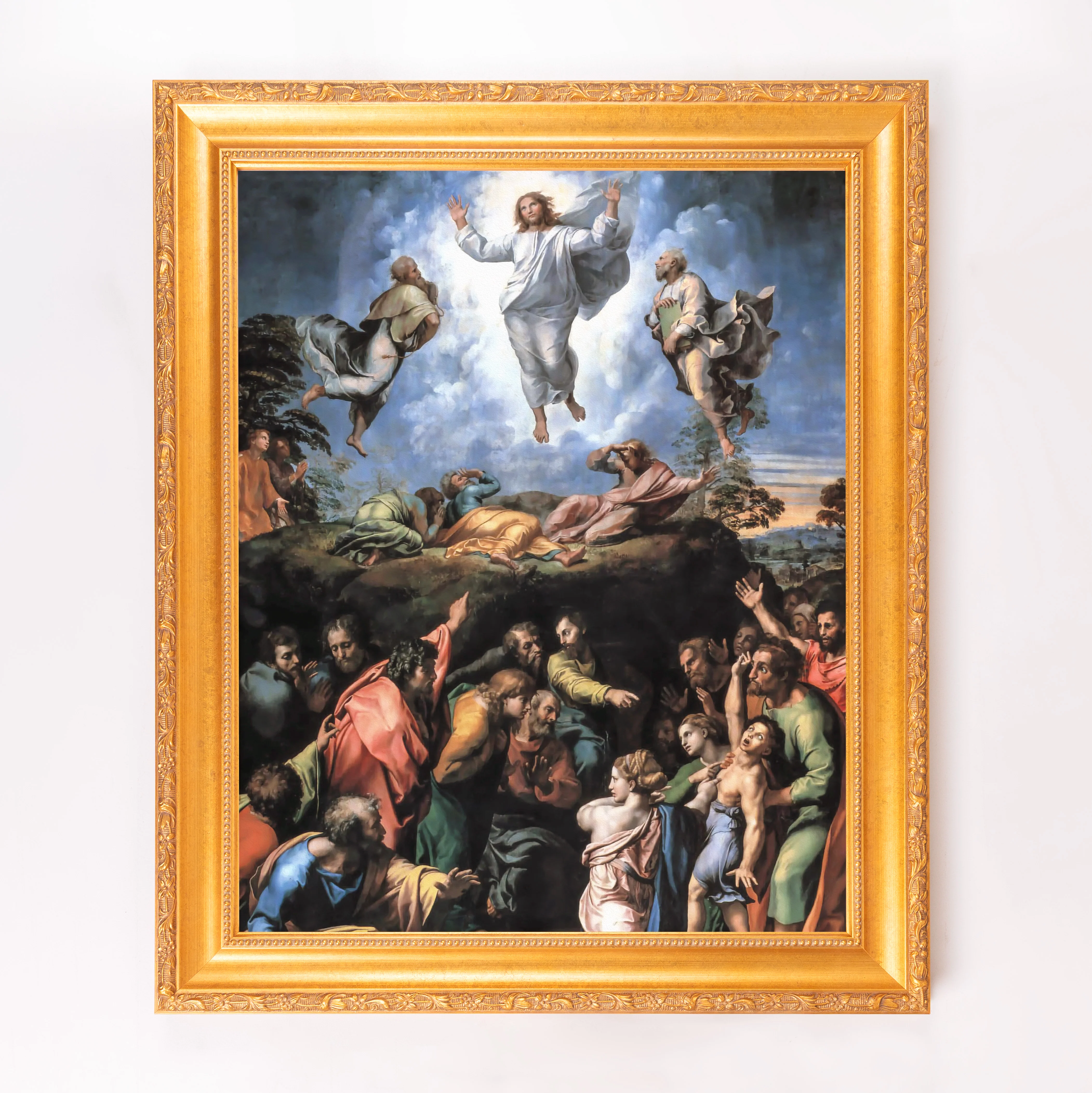 Raphael's Transfiguration Framed Canvas - Sacred Signature Collection - Image 9