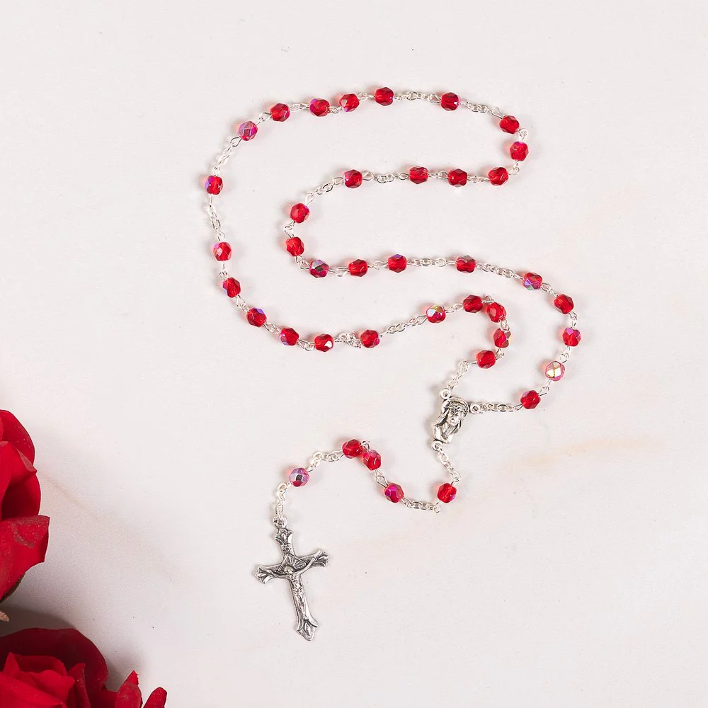 Red Crystal Precious Blood Chaplet - Image 2