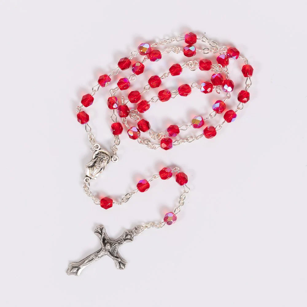 Red Crystal Precious Blood Chaplet - Image 3