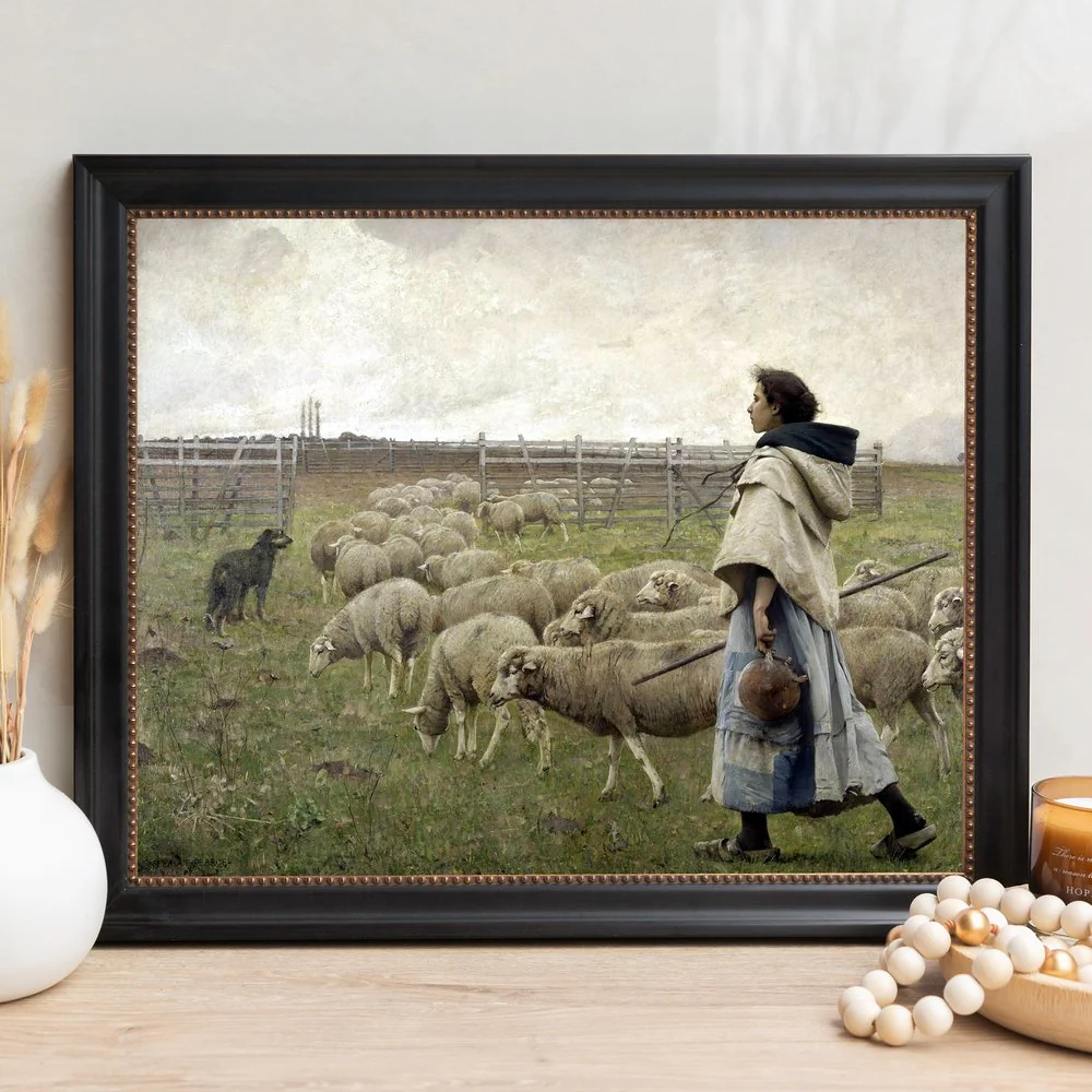 Return of the Flock Framed Canvas - Sacred Signature Collection - Image 12