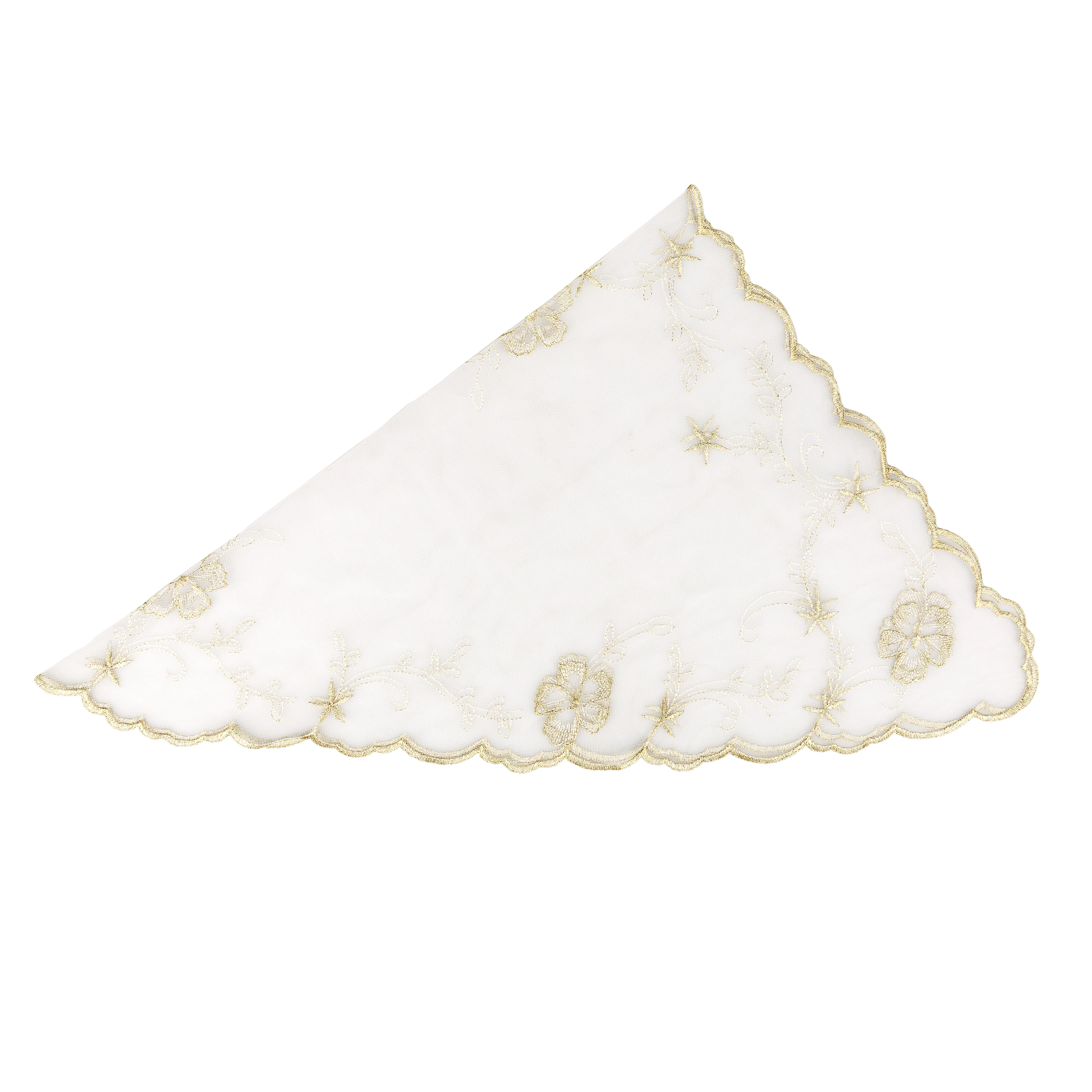 Rosa Spanish Lace Short Chapel Veil - Multiple Colors - Image 5