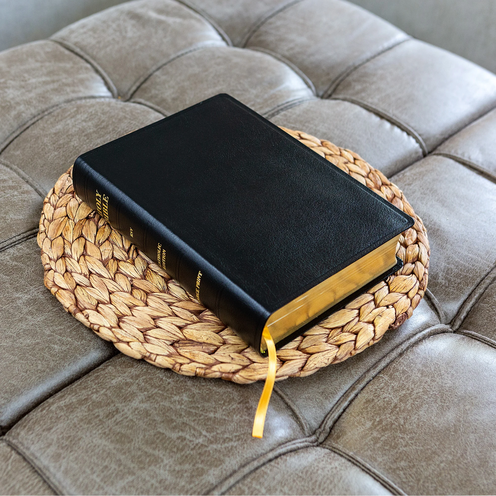 RSV Catholic Bible Large Print - Bonded Leather & Indexed