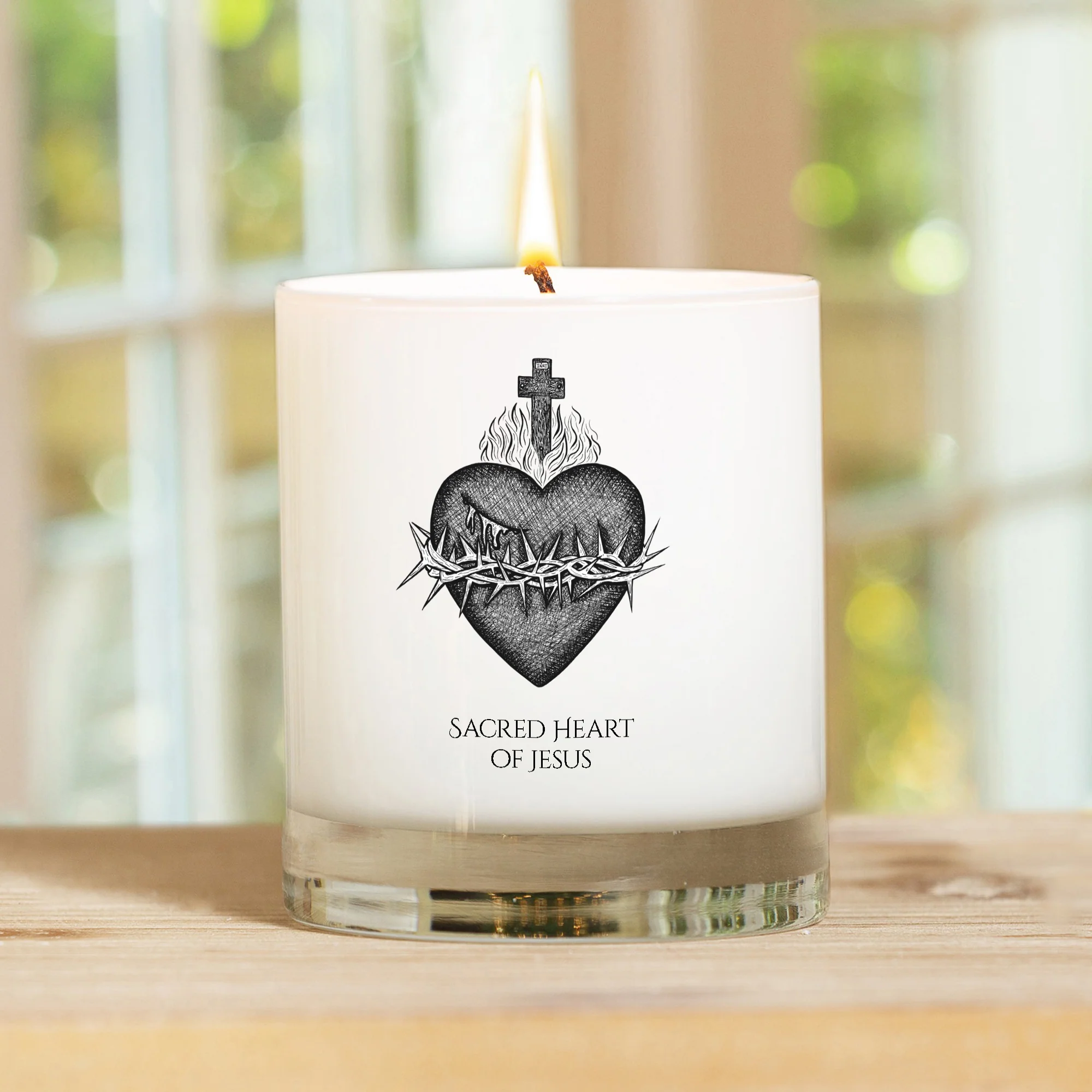 Sacred Heart Candle