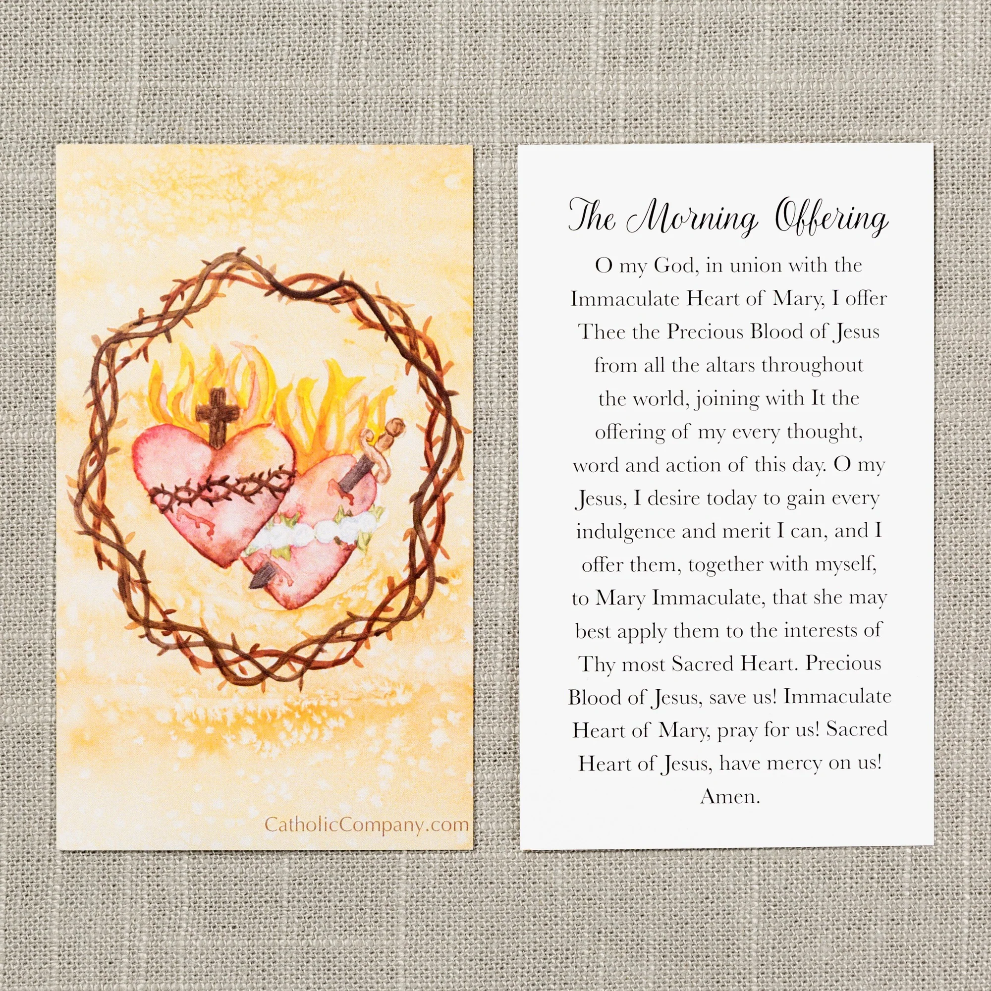 Sacred Heart & Immaculate Heart Rosary - Image 2