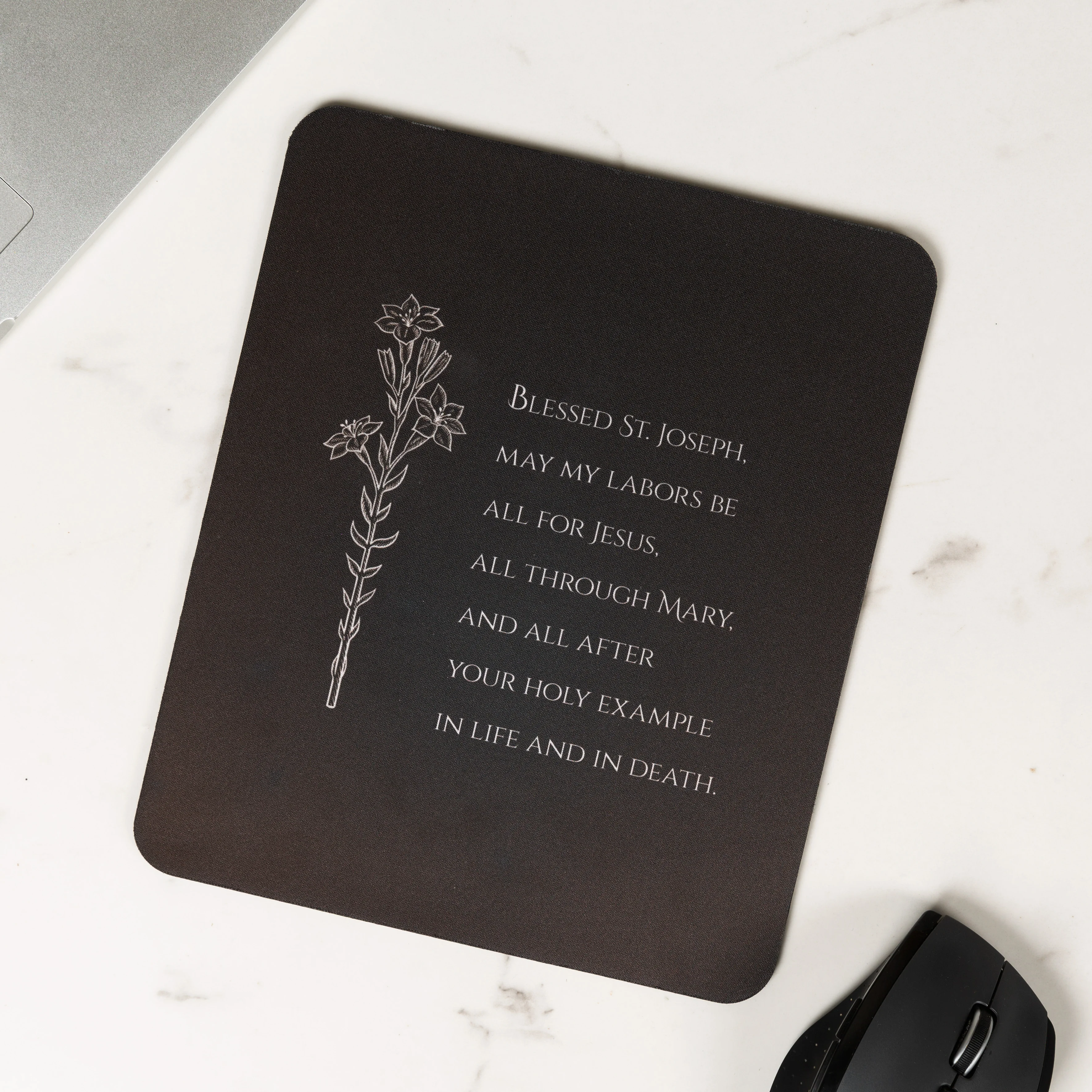 Saint Joseph Workplace Mousepad