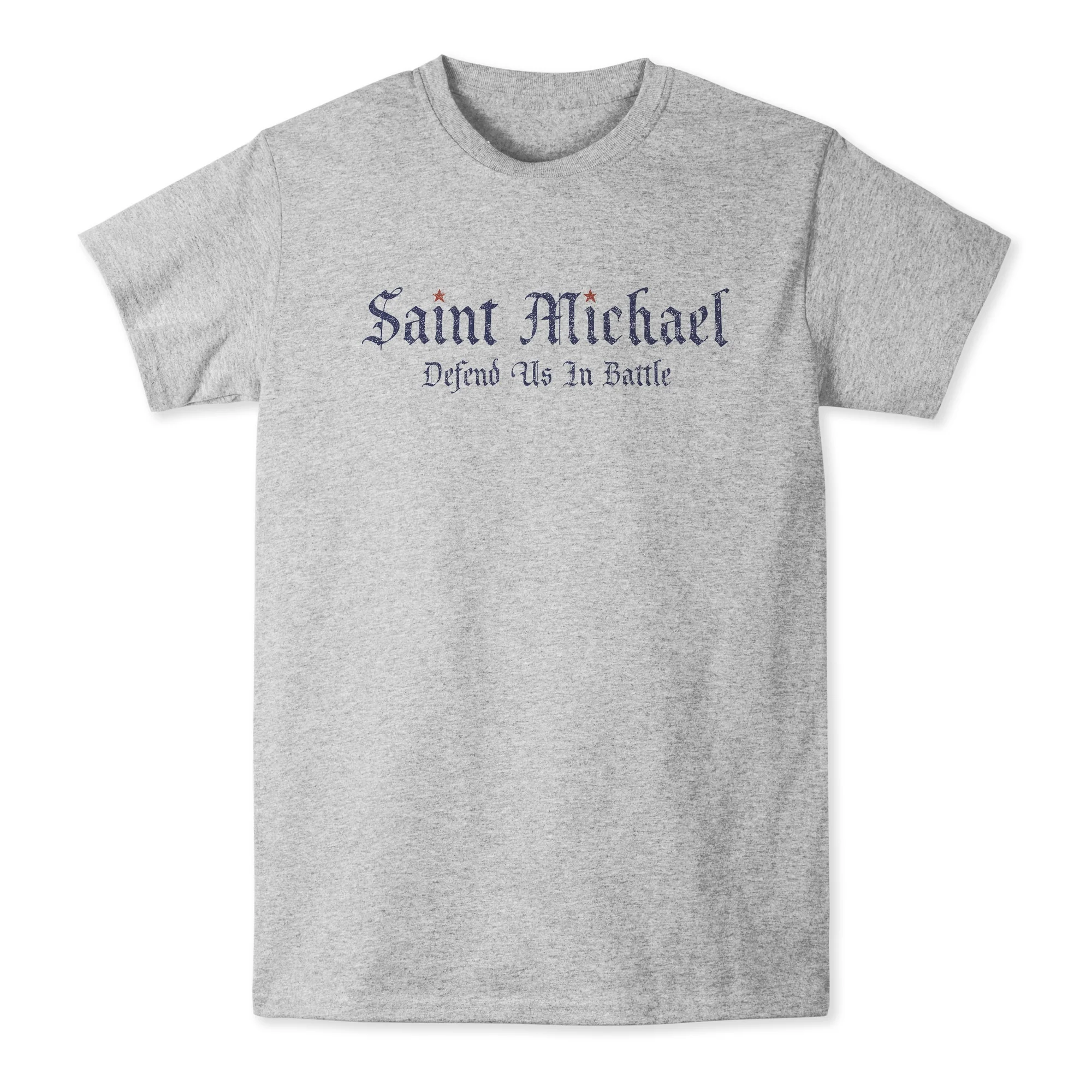 Saint Michael Protect Us T-Shirt - Image 2