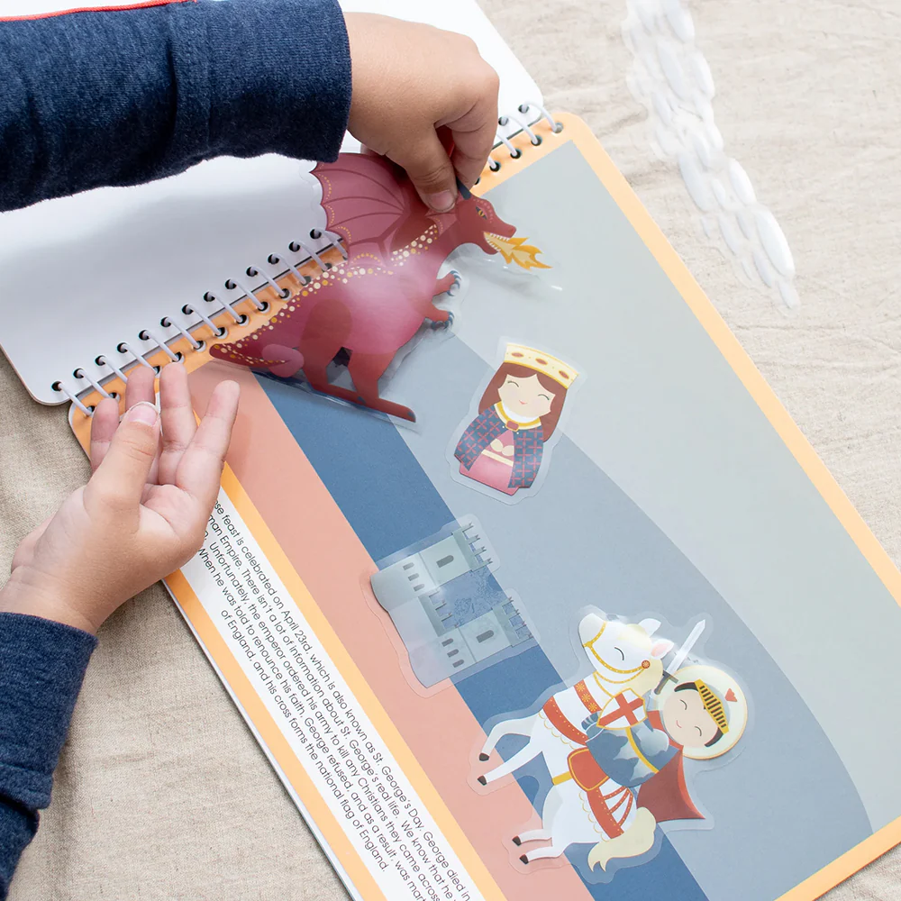 Saintly Scenes Reusable Sticker Scene Book - Book 1 or 2 - Image 4