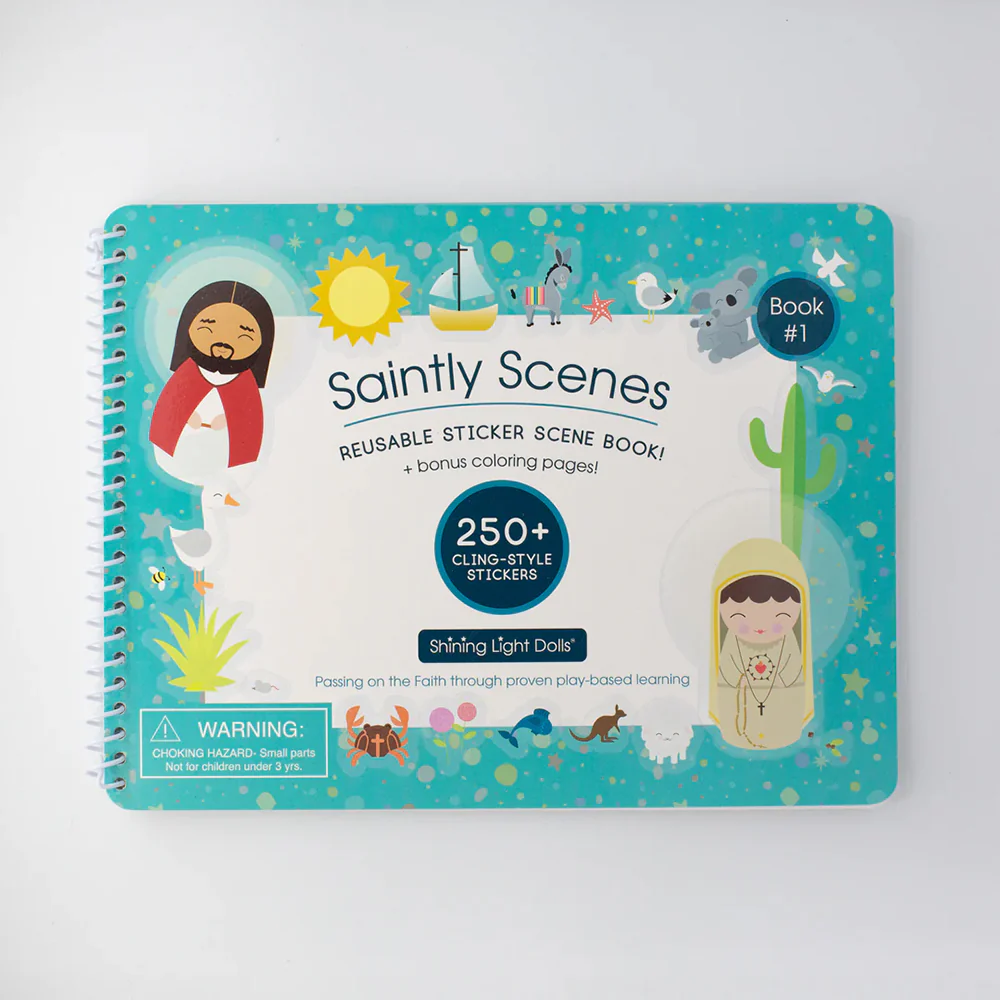Saintly Scenes Reusable Sticker Scene Book - Book 1 or 2 - Image 7