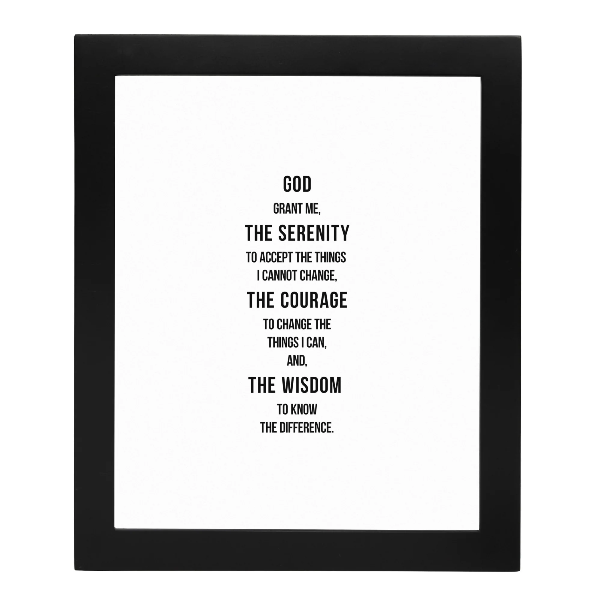 Serenity Prayer Framed Print - Image 2