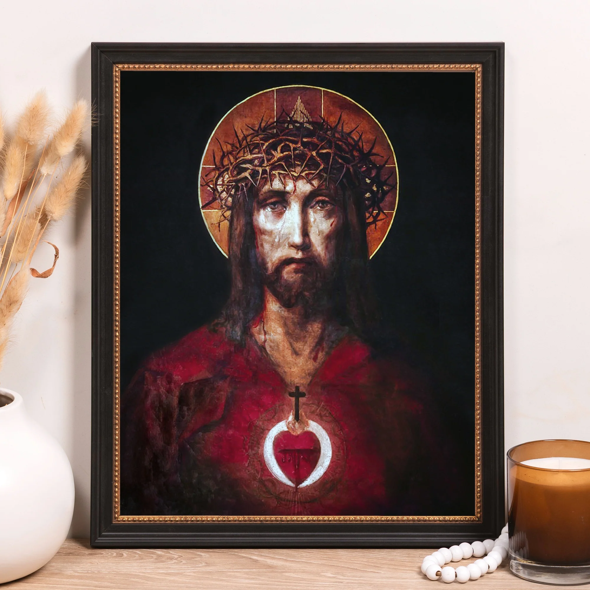 Sic Deus Dilexit Mundum Framed Canvas - Sacred Classics Collection