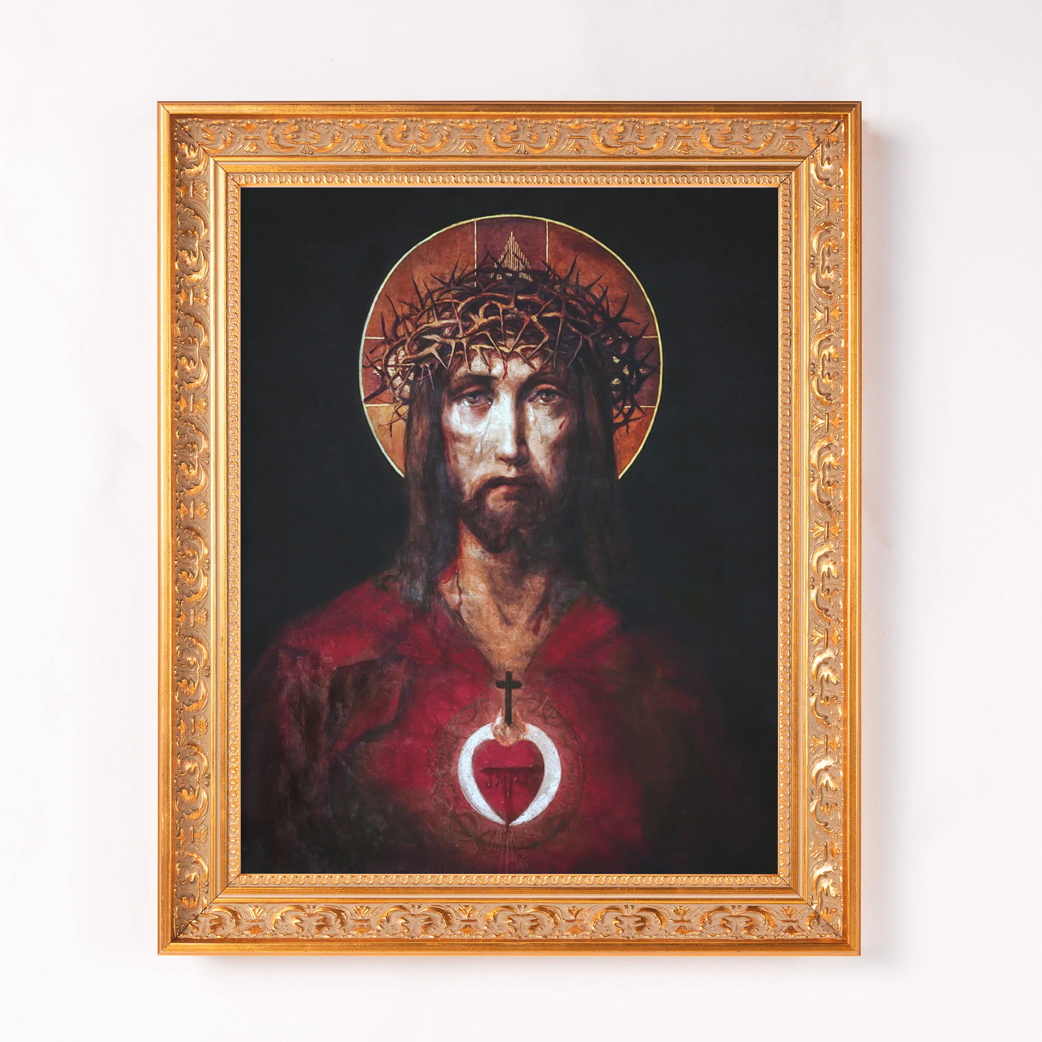 Sic Deus Dilexit Mundum Framed Canvas - Sacred Classics Collection - Image 4