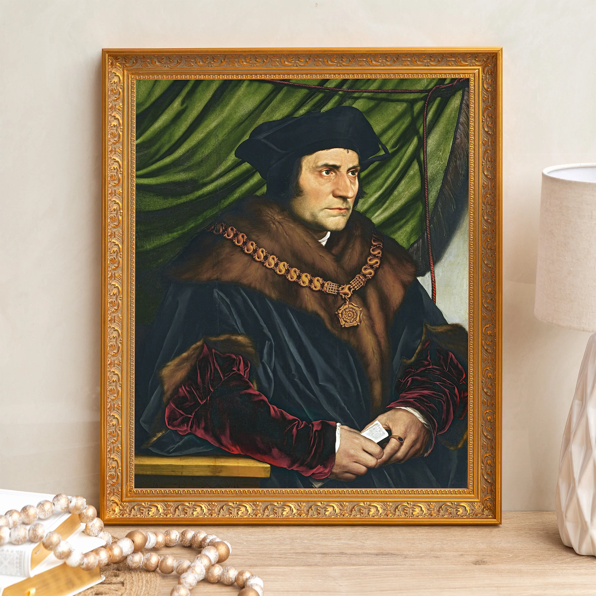 Sir Thomas More Framed Canvas - Sacred Signature Collection - Image 3