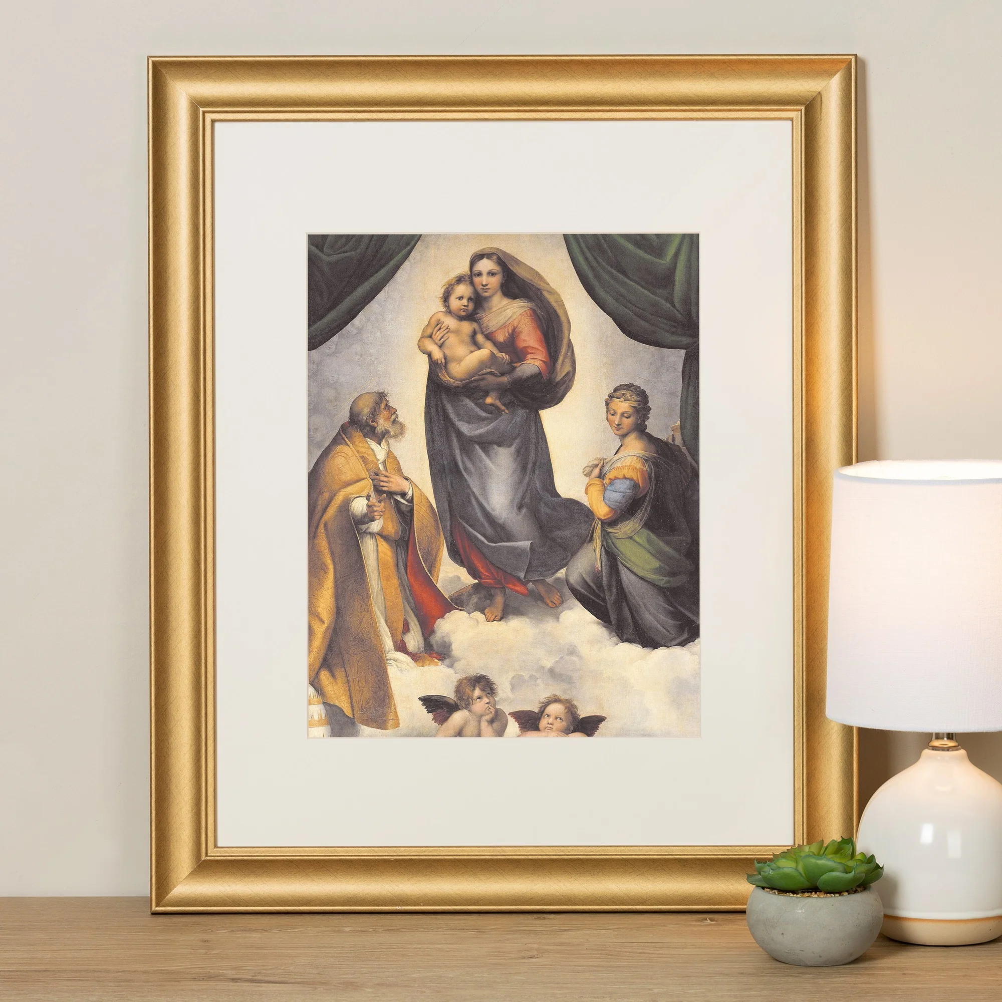 Sistine Madonna Framed Print - Image 3