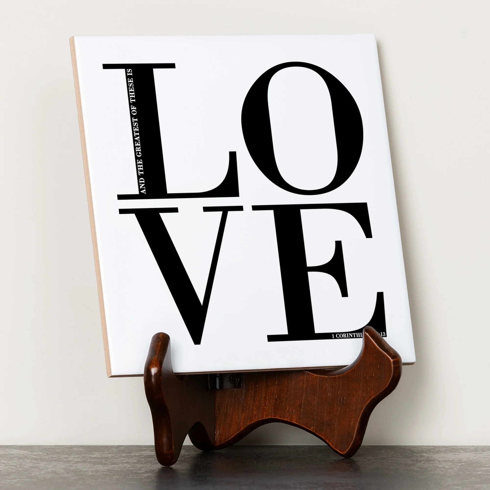 Square Letters "Love" Tile - Image 2