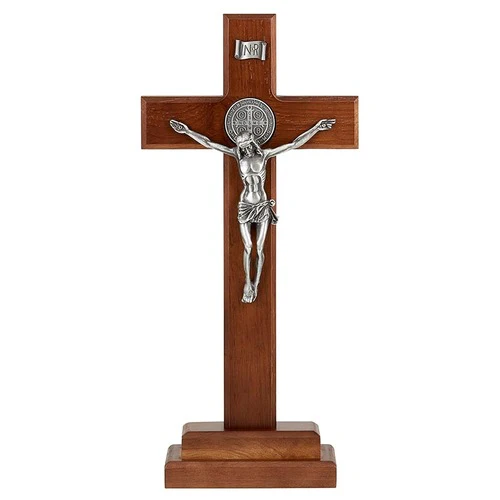 St. Benedict Standing Crucifix-13"