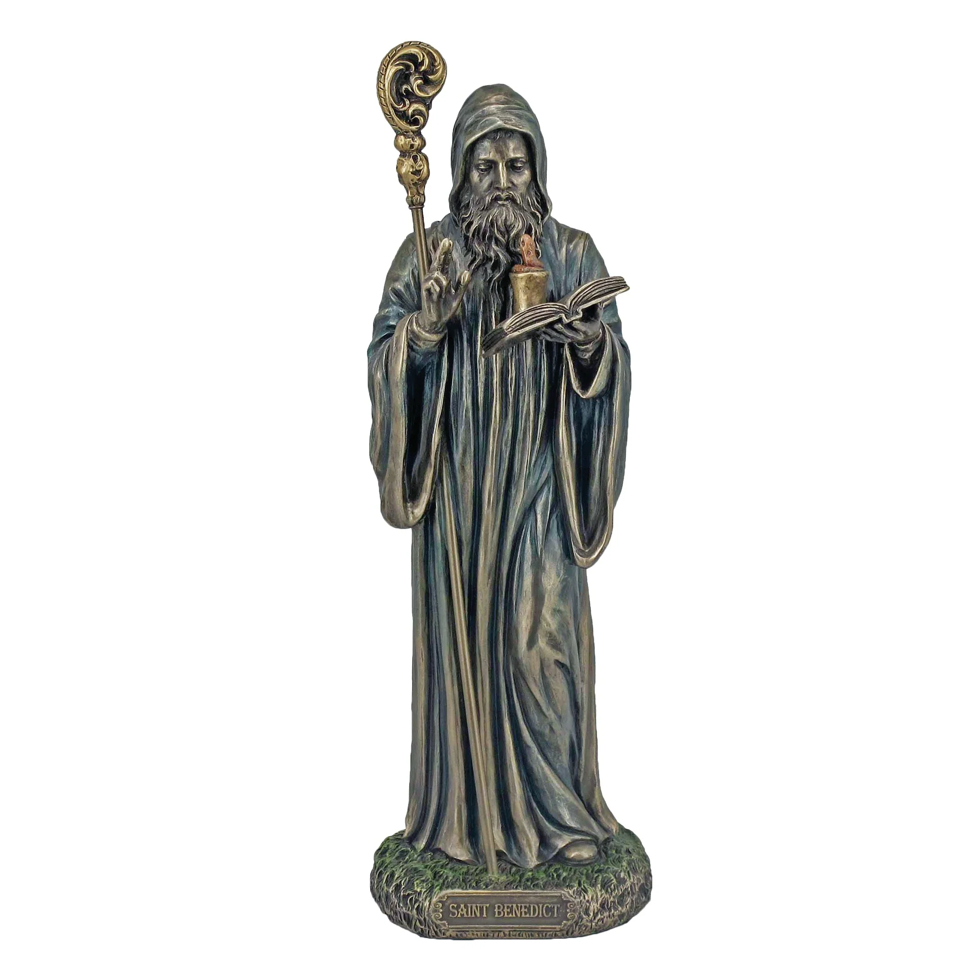 St. Benedict Statue 8'' - Image 2