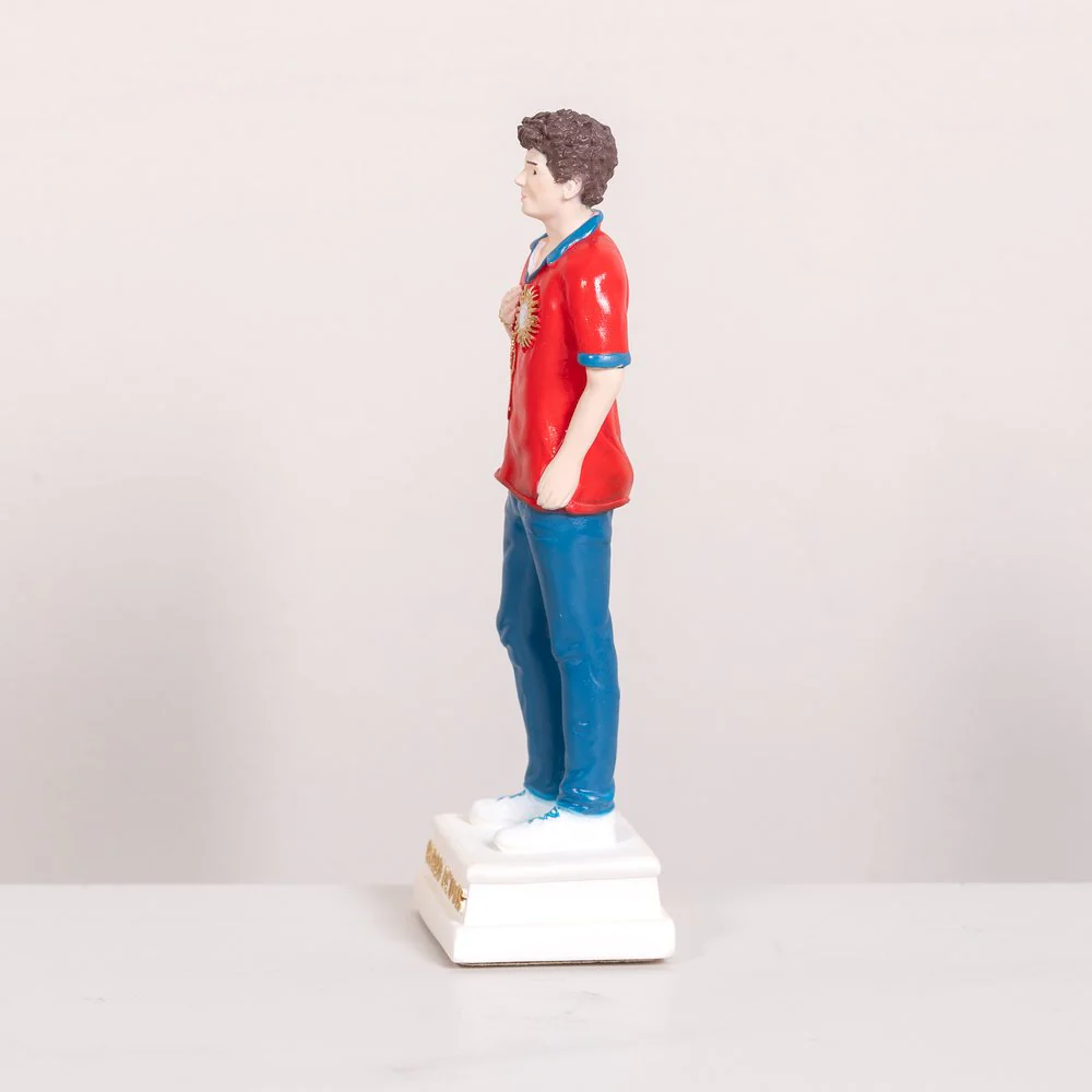 St. Carlo Acutis Cold Cast Bronze Statue - 6" - Image 8