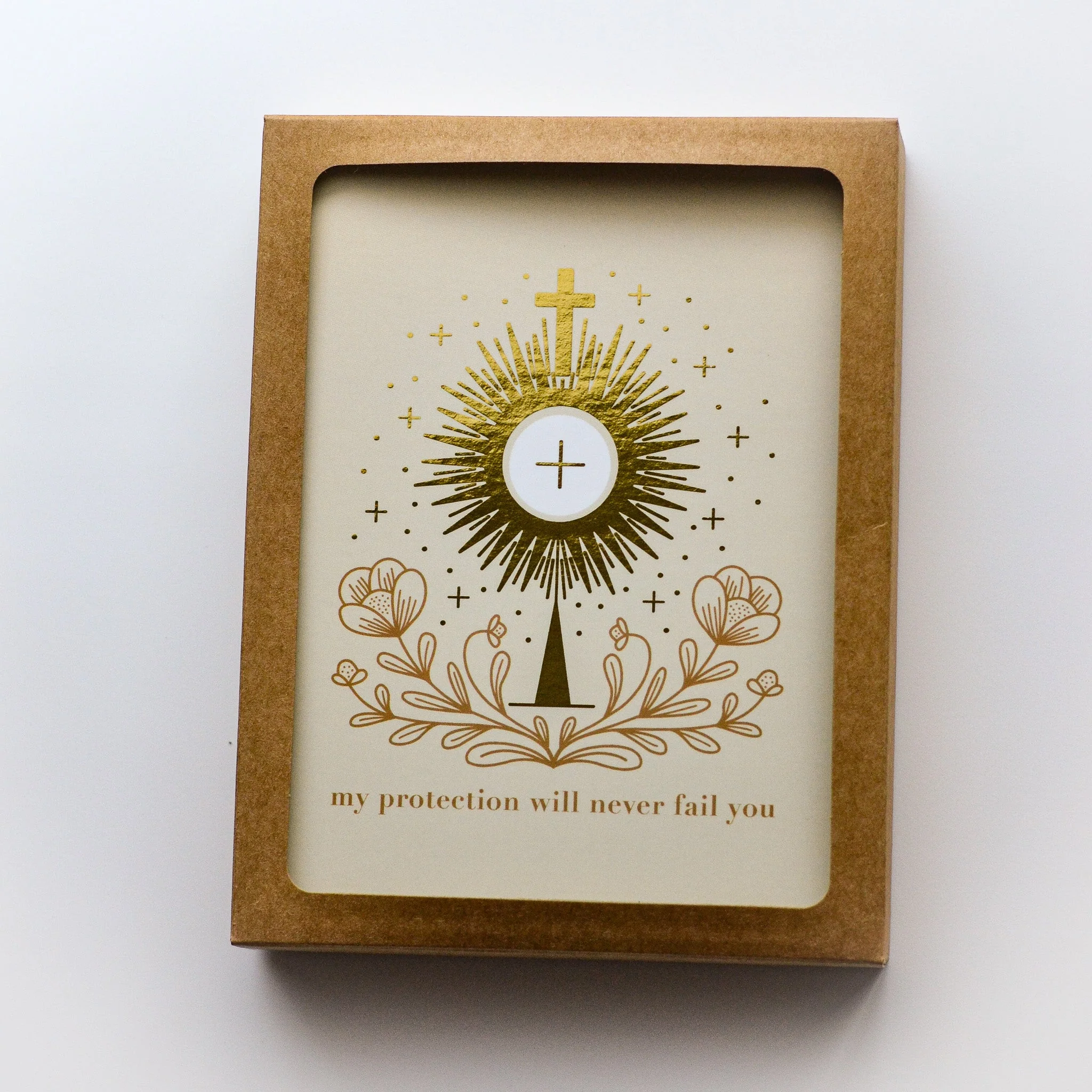 St. Clare of Assisi Monstrance Blank Greeting Card - Image 11