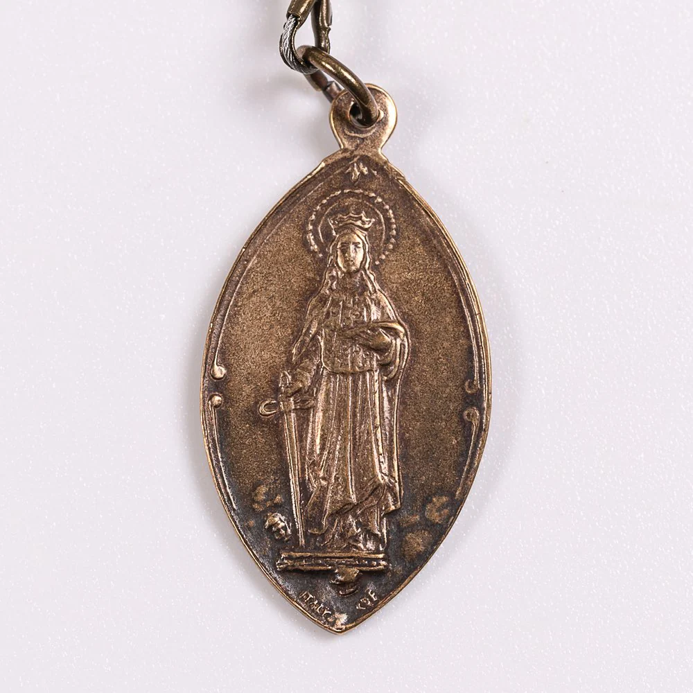 St. Dymphna Anxiety/Depression Decade Rosary with Card - Image 3