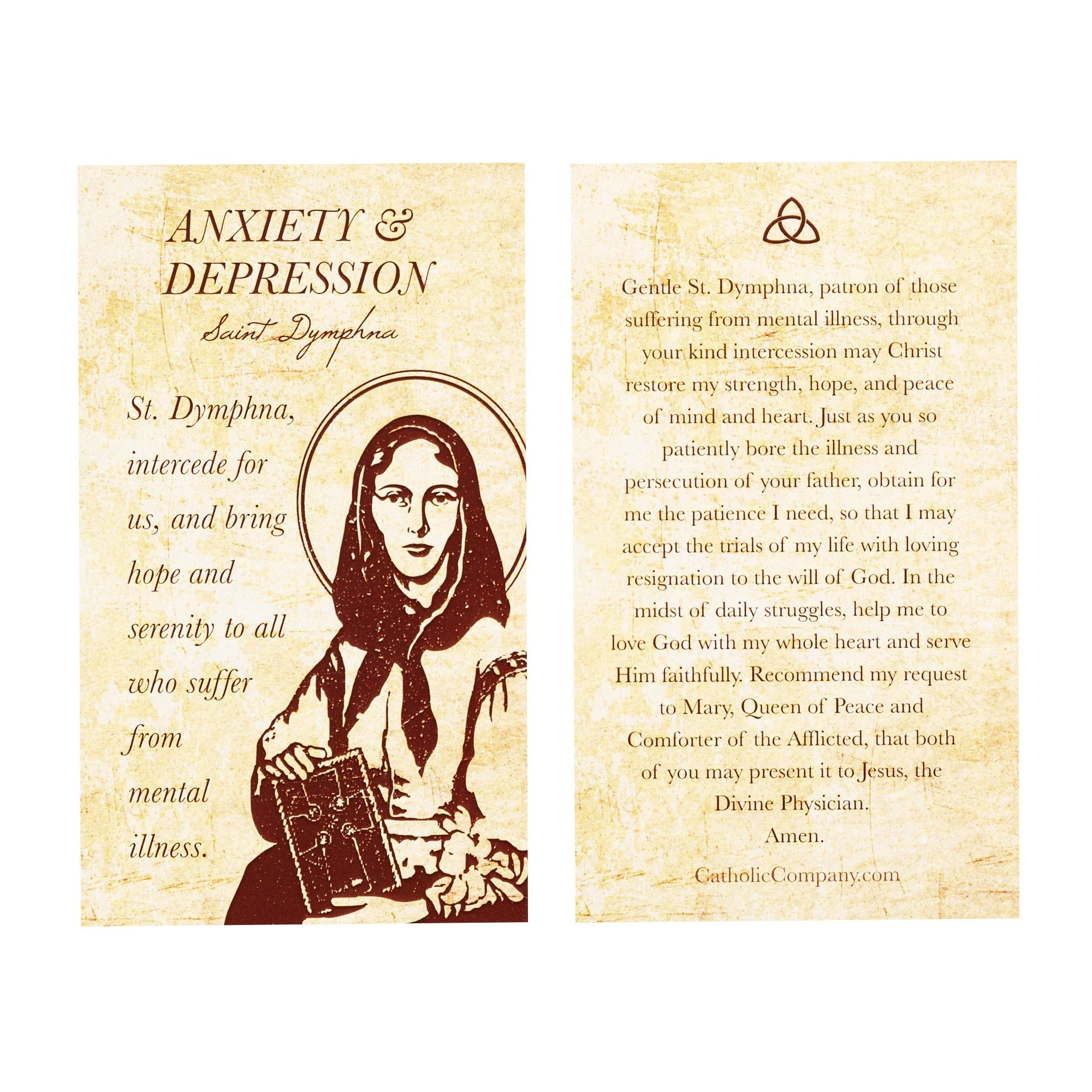 St. Dymphna Anxiety/Depression Decade Rosary with Card - Image 6