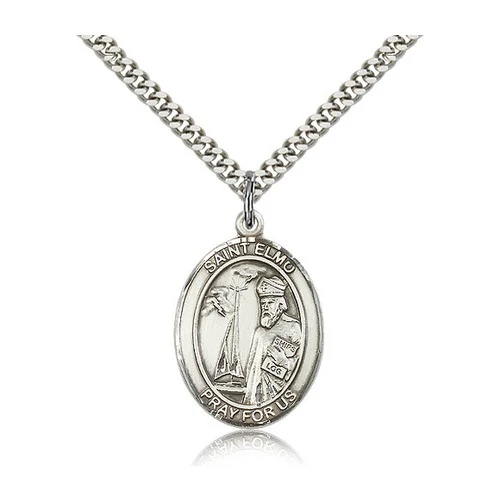 St. Elmo Pendant with Chain, Bliss, Sterling Silver
