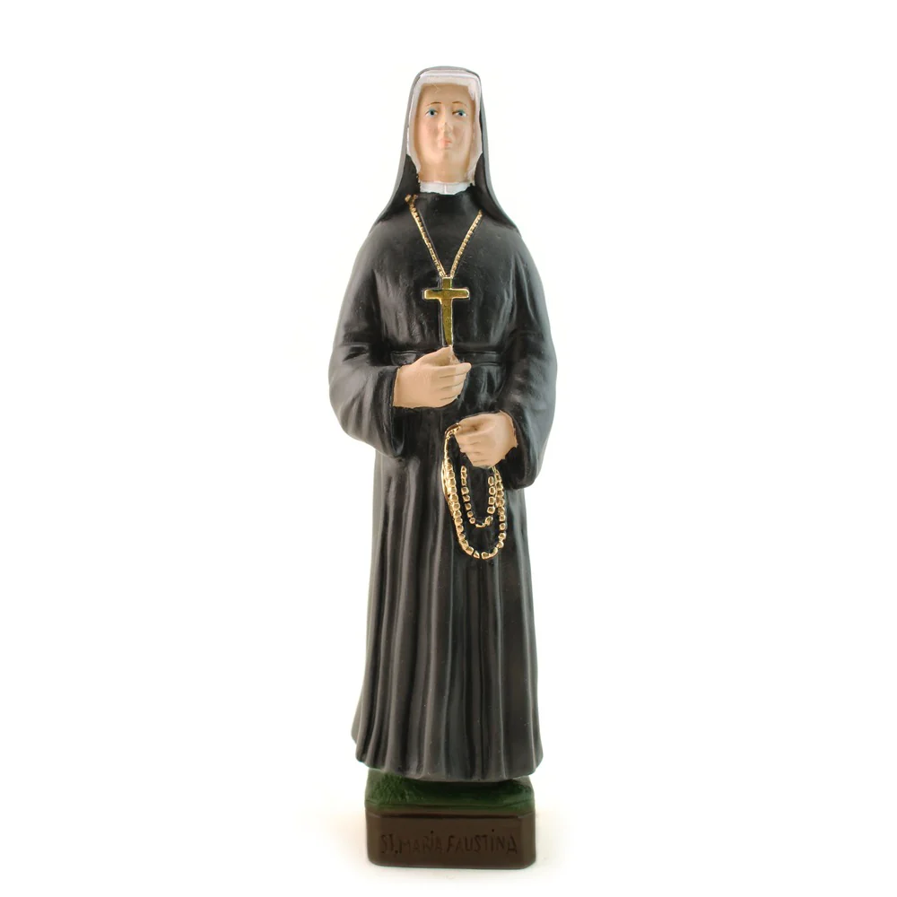 St. Faustina Statue, 9 inch