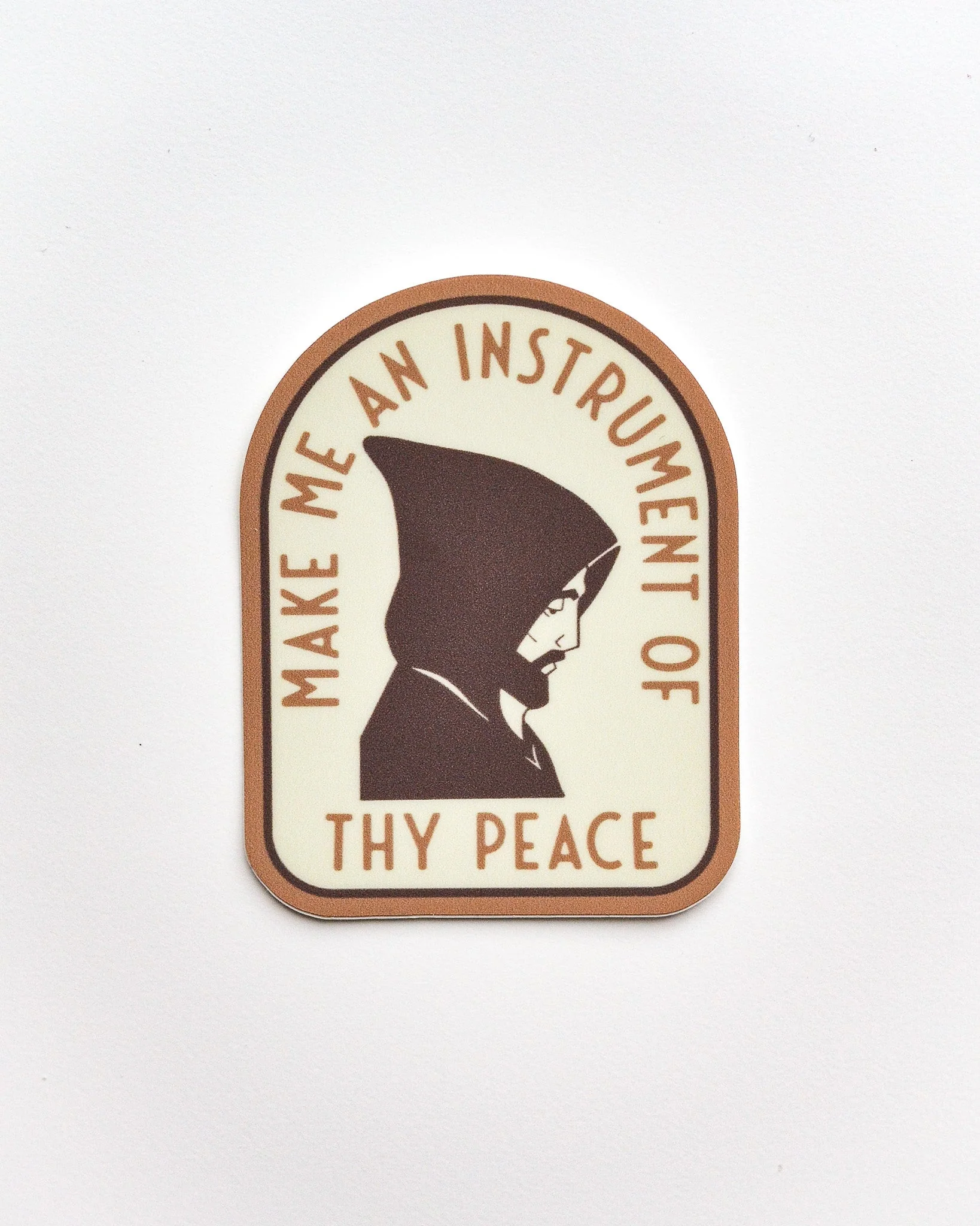 St. Francis Peace Vinyl Sticker