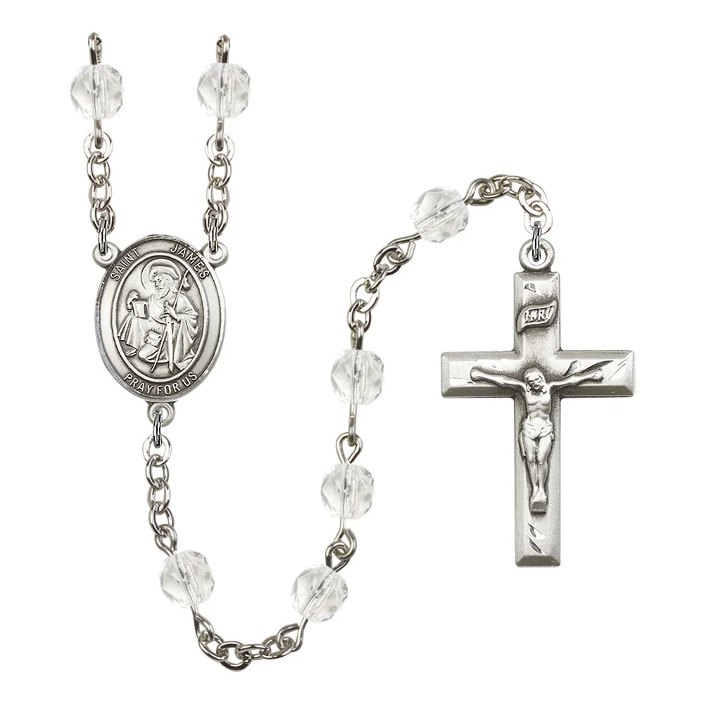 St. James the Greater Crystal Birthstone Rosary - Multiple Birthstones - Image 11