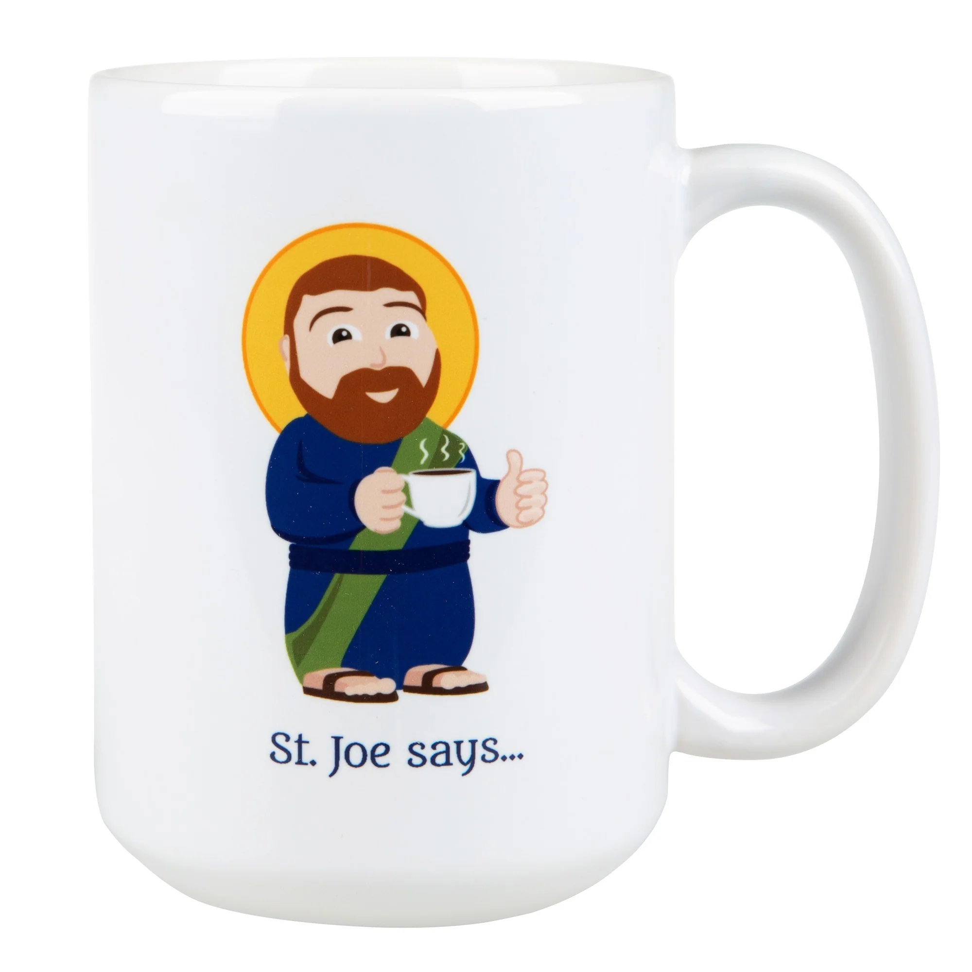 St. Joe Coffee Pray First Coffee Second Mug - Image 4